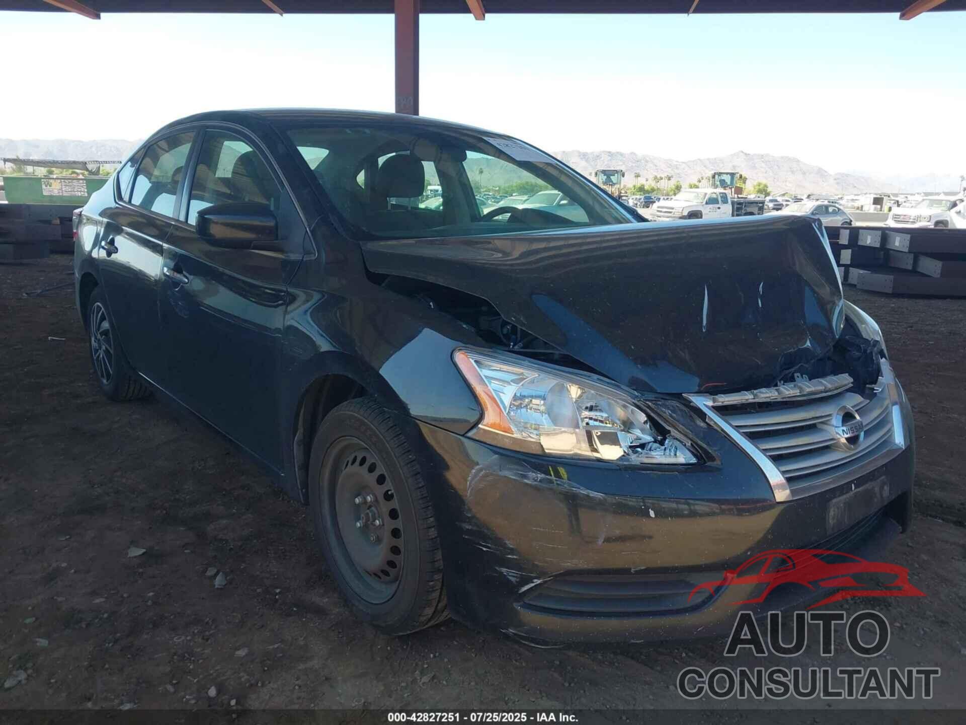NISSAN SENTRA 2013 - 3N1AB7AP1DL607894
