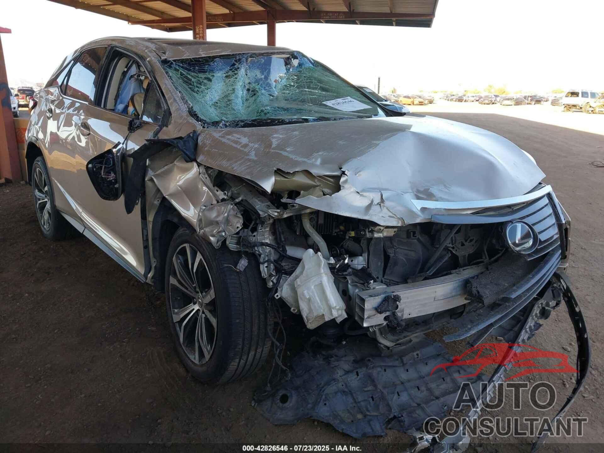 LEXUS RX 350 2017 - 2T2ZZMCA1HC087784