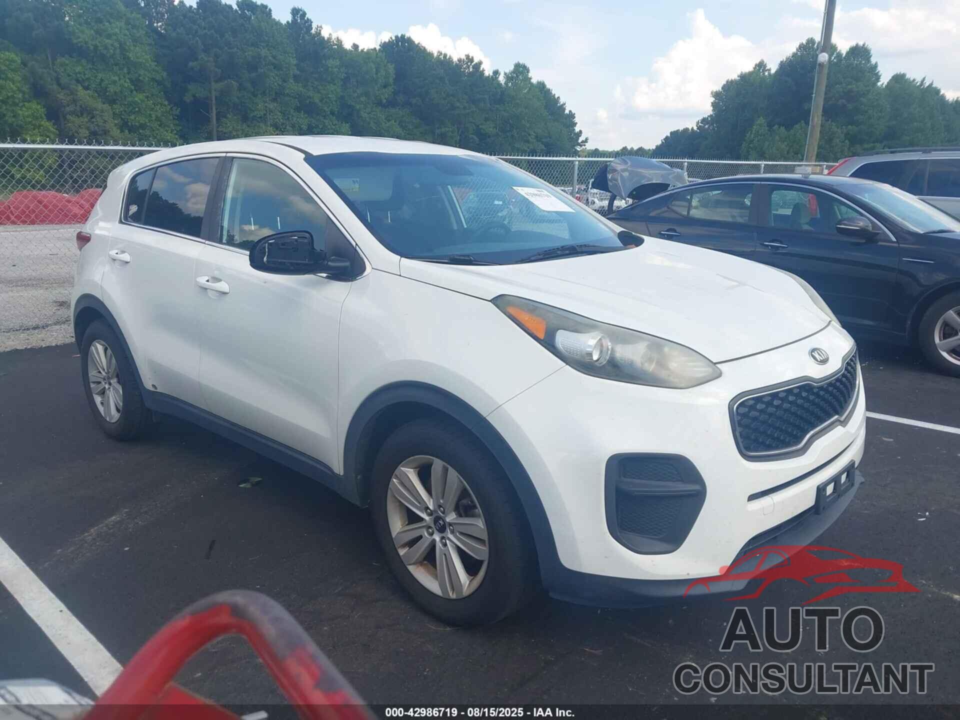 KIA SPORTAGE 2017 - KNDPM3AC2H7035994