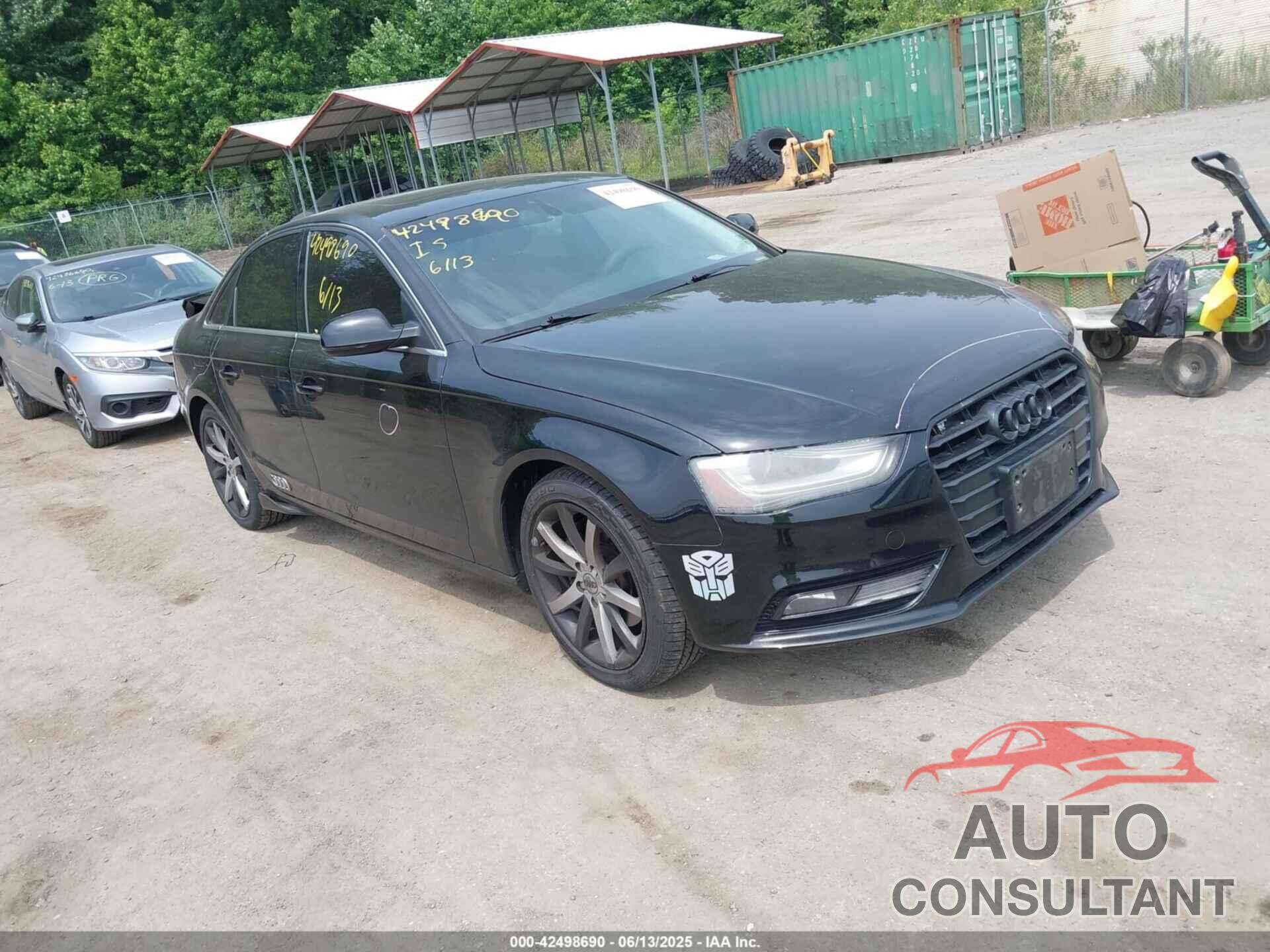AUDI A4 2013 - WAUFFAFL3DN006137
