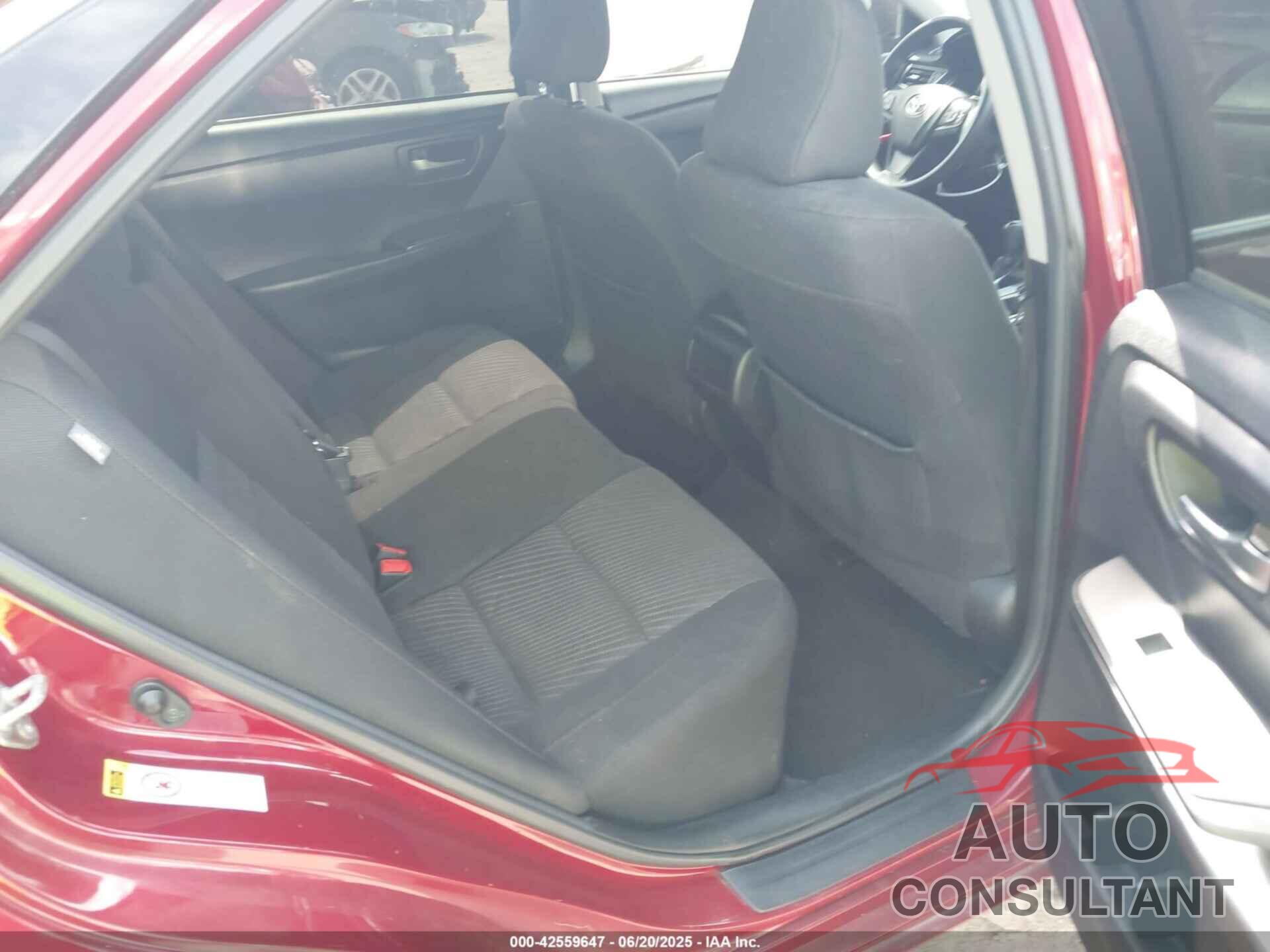 TOYOTA CAMRY 2017 - 4T1BF1FKXHU721710