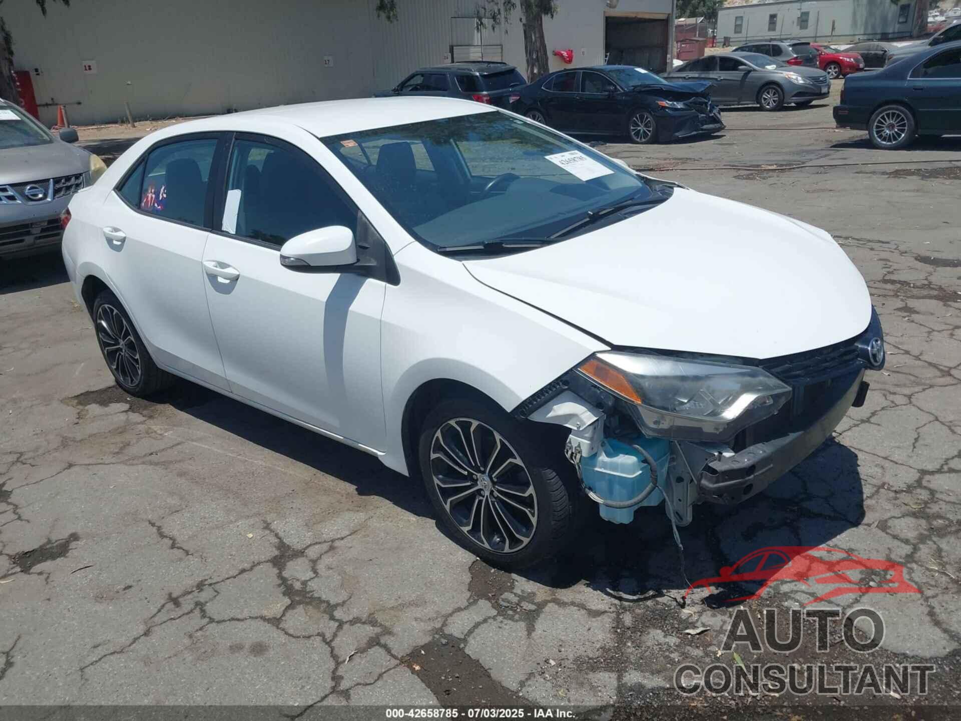 TOYOTA COROLLA 2016 - 5YFBURHE0GP563261