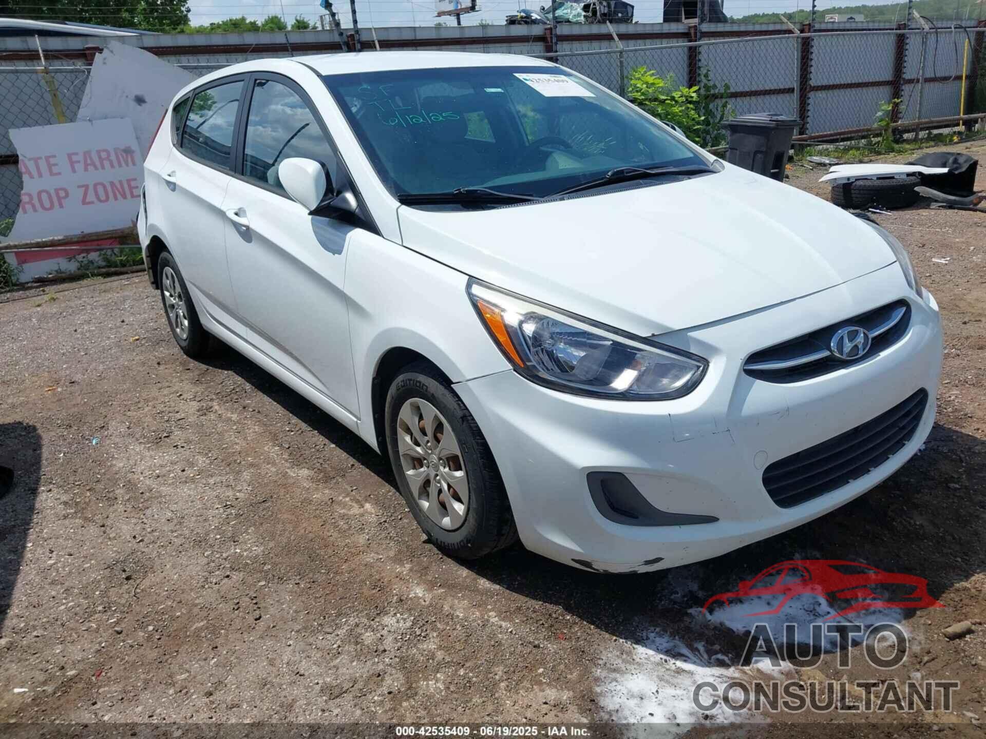 HYUNDAI ACCENT 2016 - KMHCT5AE2GU247143