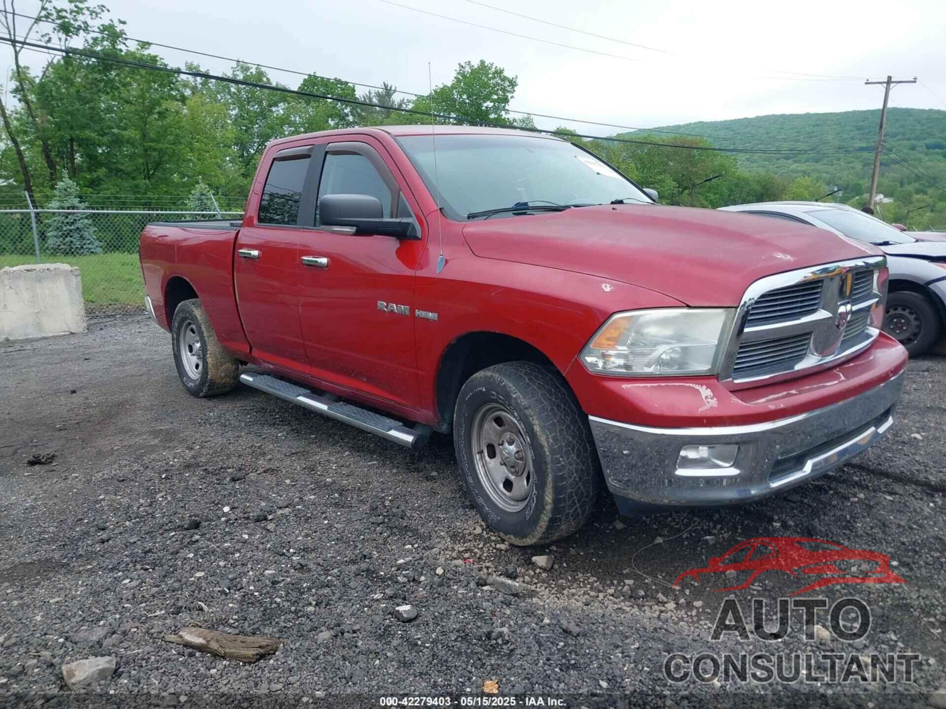 DODGE RAM 1500 2010 - 1D7RV1GT4AS133726