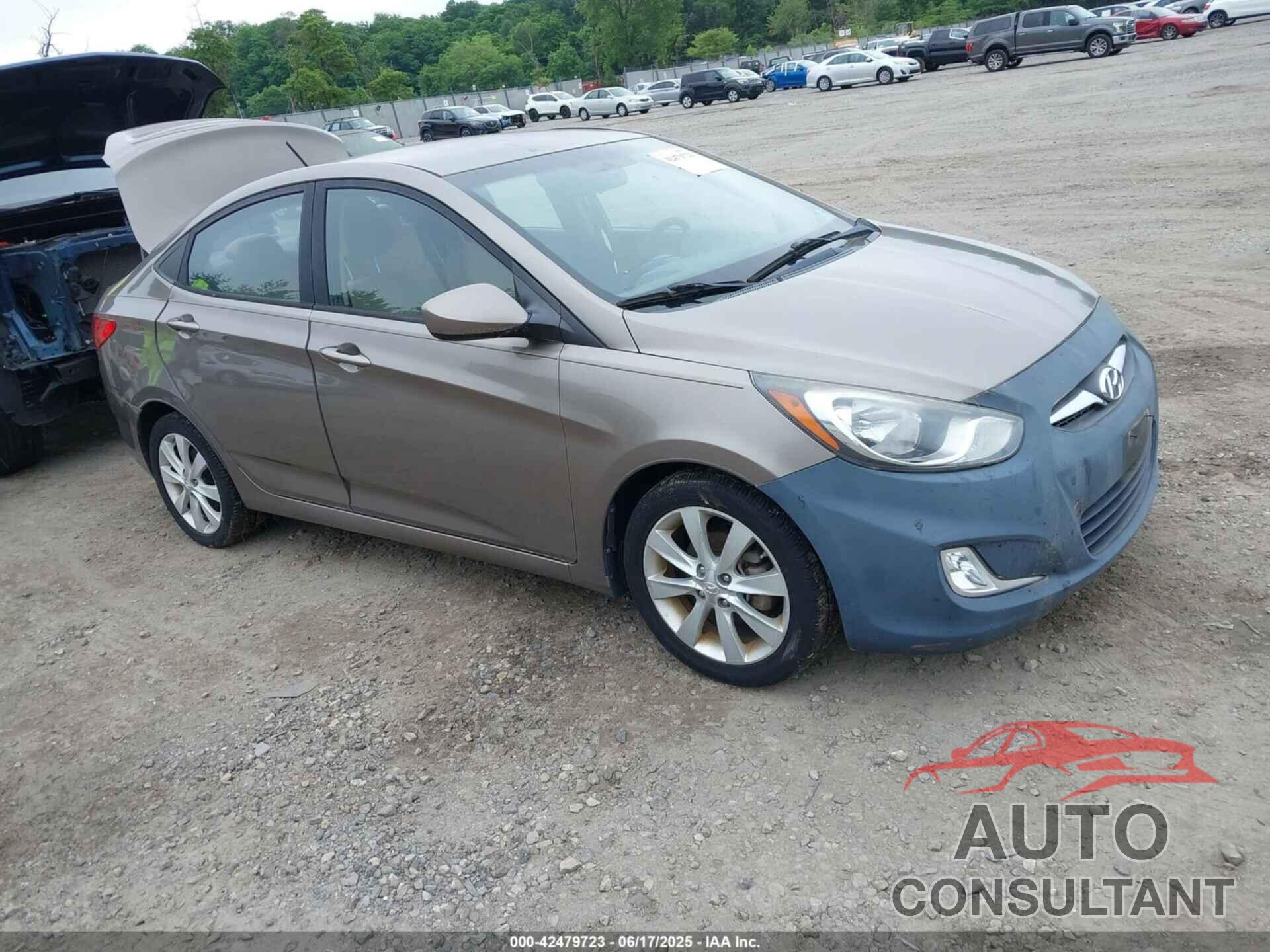 HYUNDAI ACCENT 2013 - KMHCU4AE3DU580650