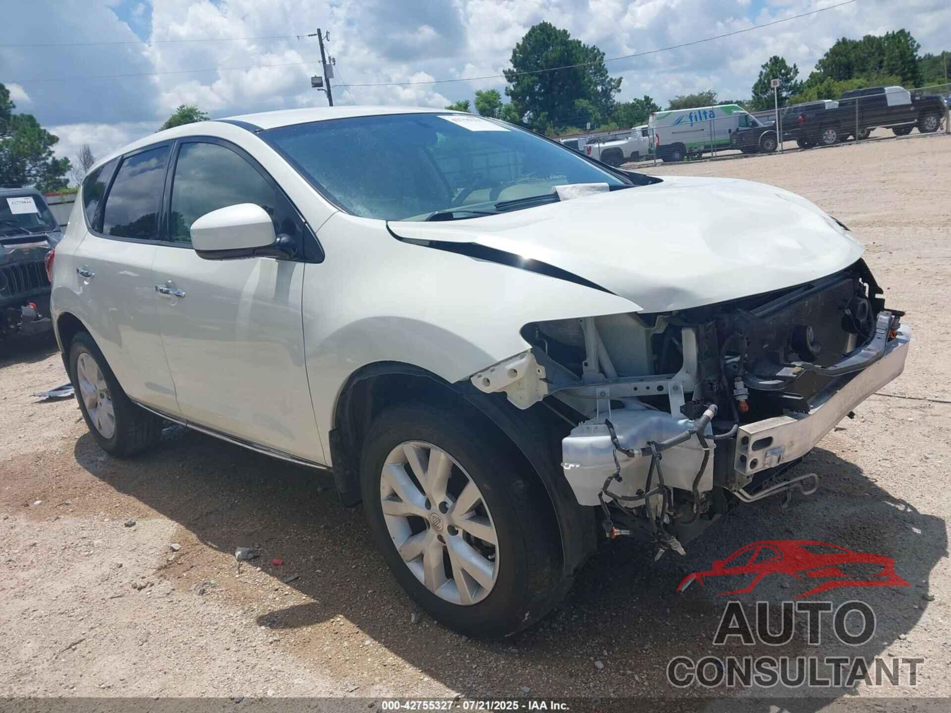 NISSAN MURANO 2011 - JN8AZ1MU8BW068709