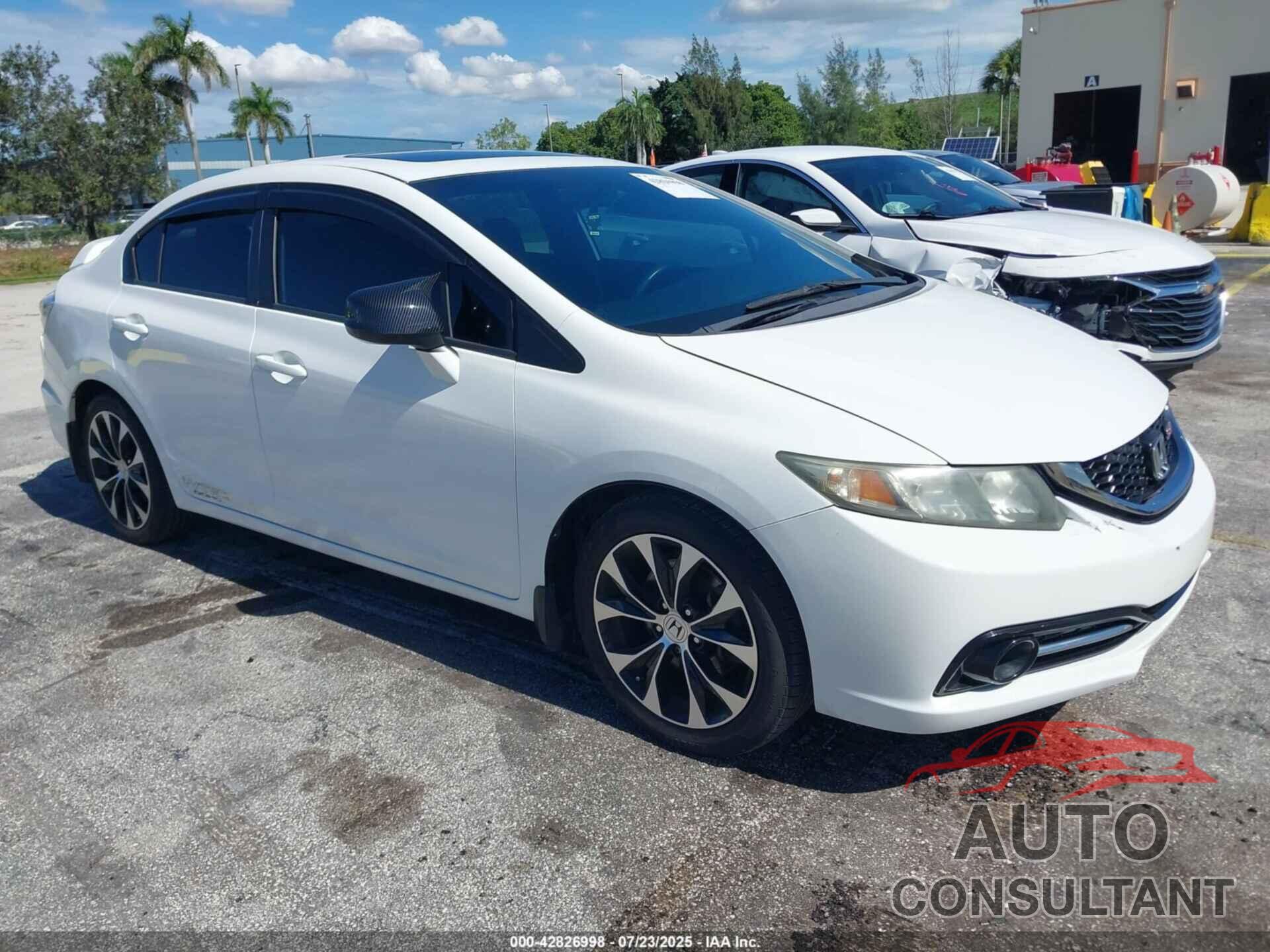 HONDA CIVIC 2013 - 2HGFB6E5XDH708240