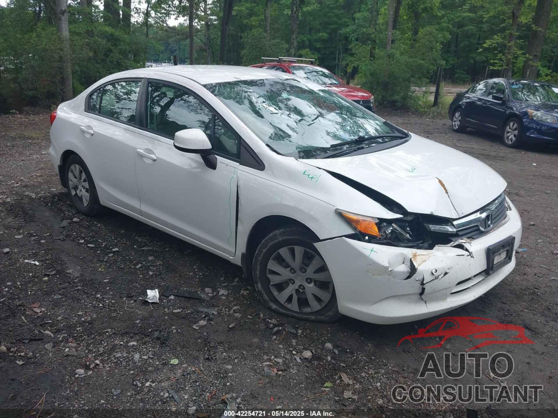 HONDA CIVIC 2012 - 19XFB2F51CE051134