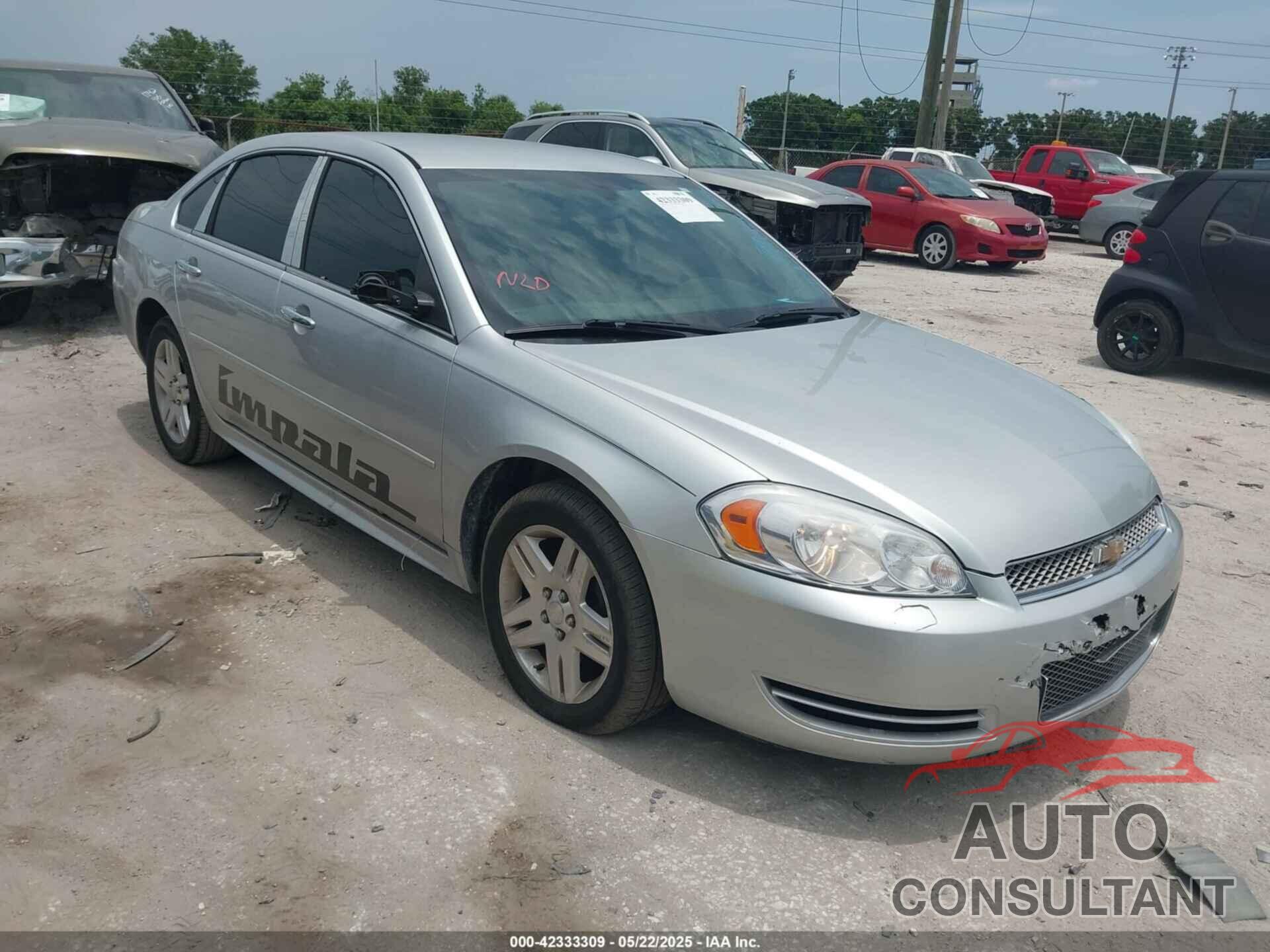 CHEVROLET IMPALA 2012 - 2G1WG5E36C1271720