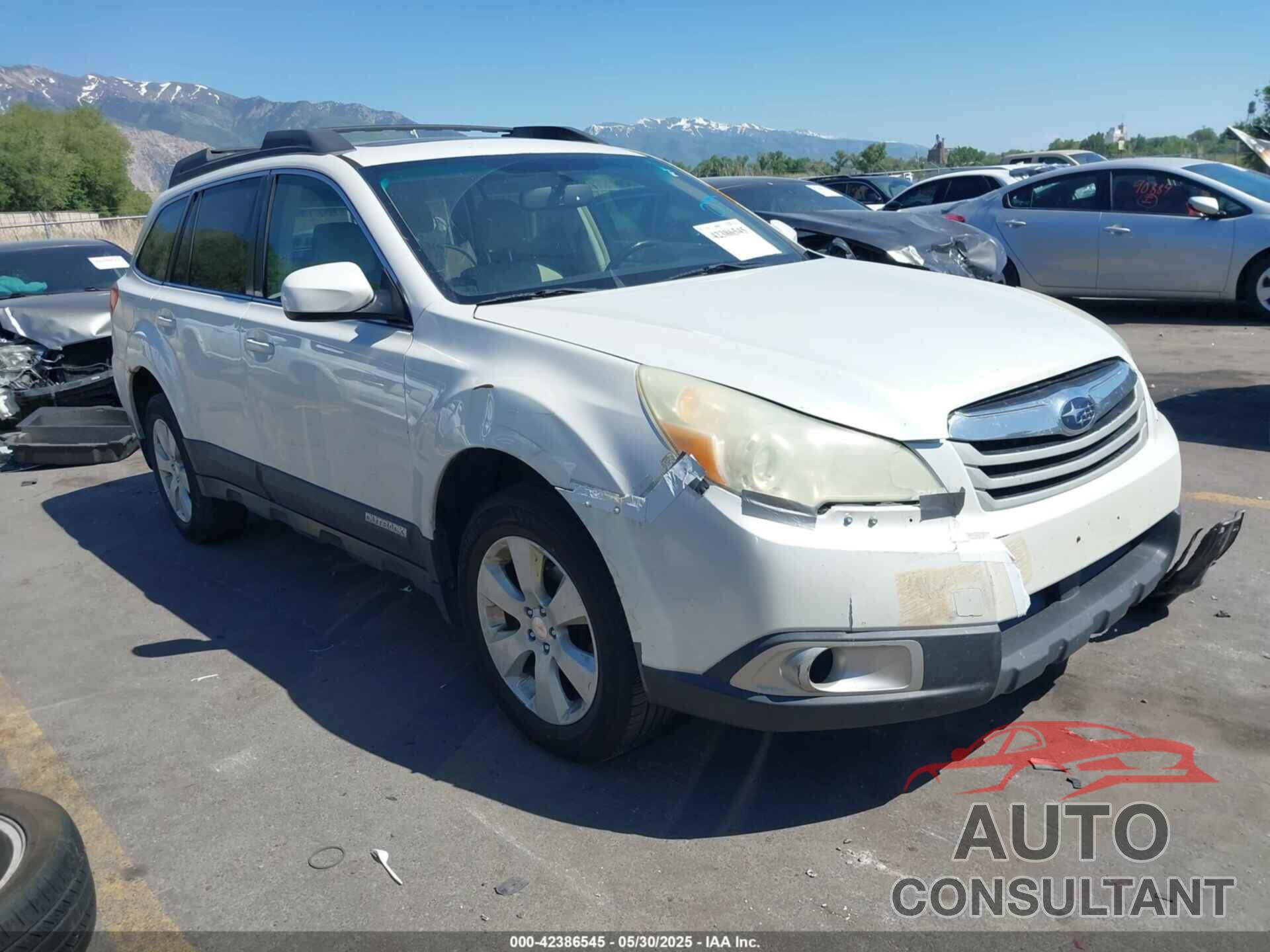 SUBARU OUTBACK 2010 - 4S4BRBGC3A3354195