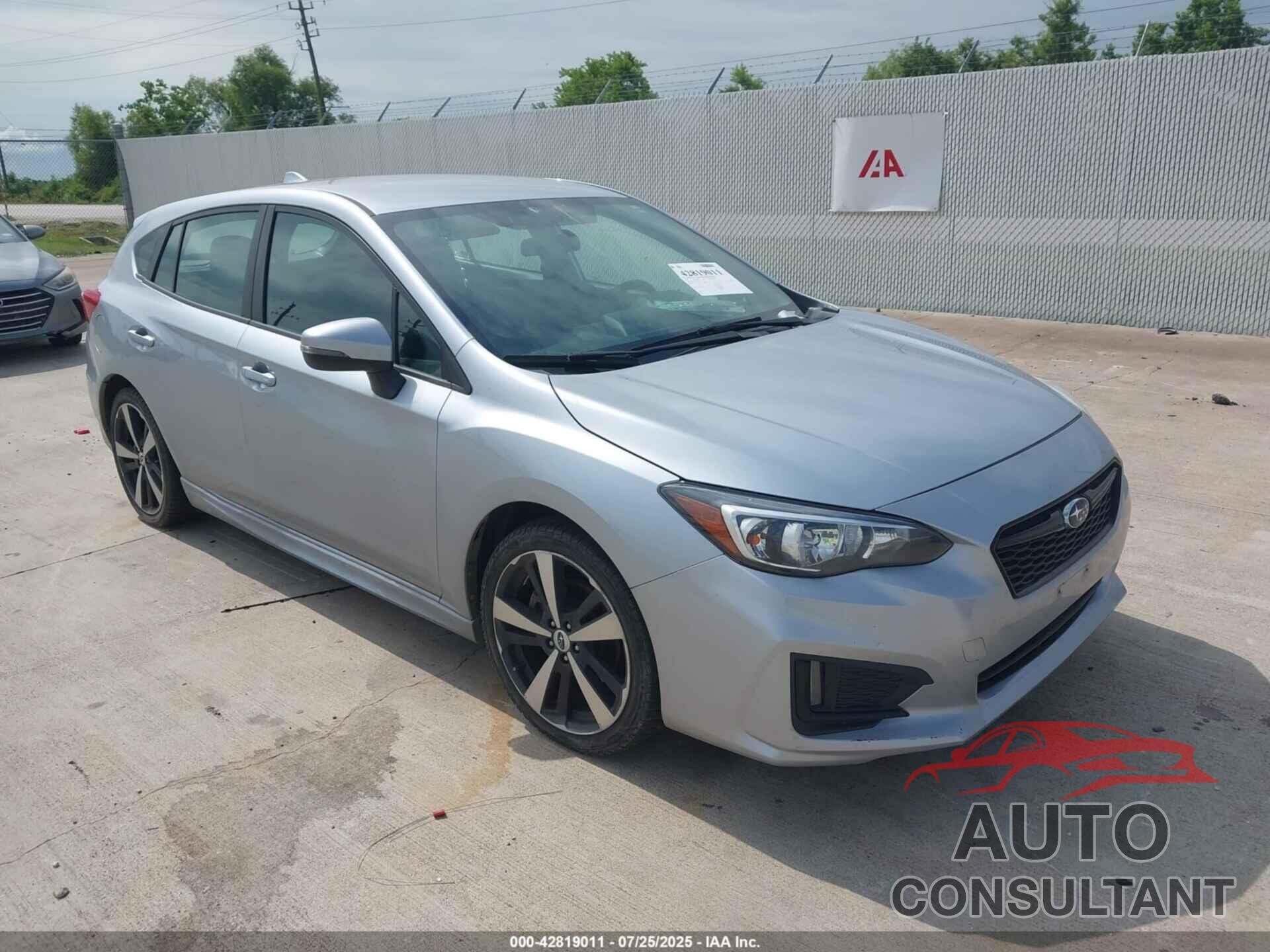SUBARU IMPREZA 2018 - 4S3GTAK64J3709737