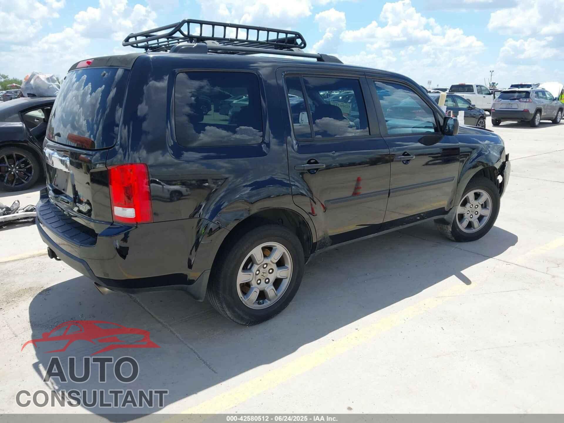 HONDA PILOT 2011 - 5FNYF3H29BB024200