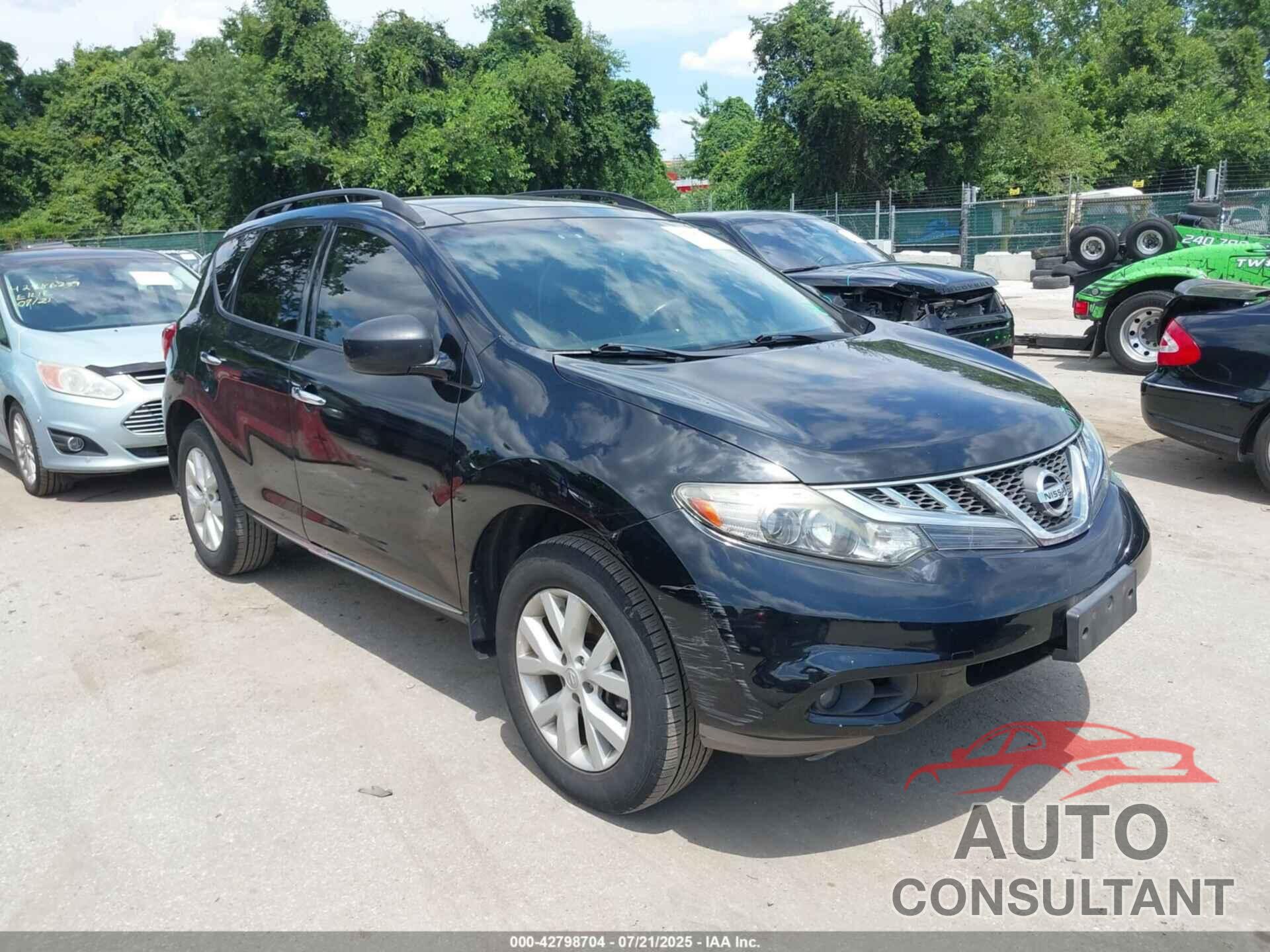 NISSAN MURANO 2012 - JN8AZ1MW1CW211230