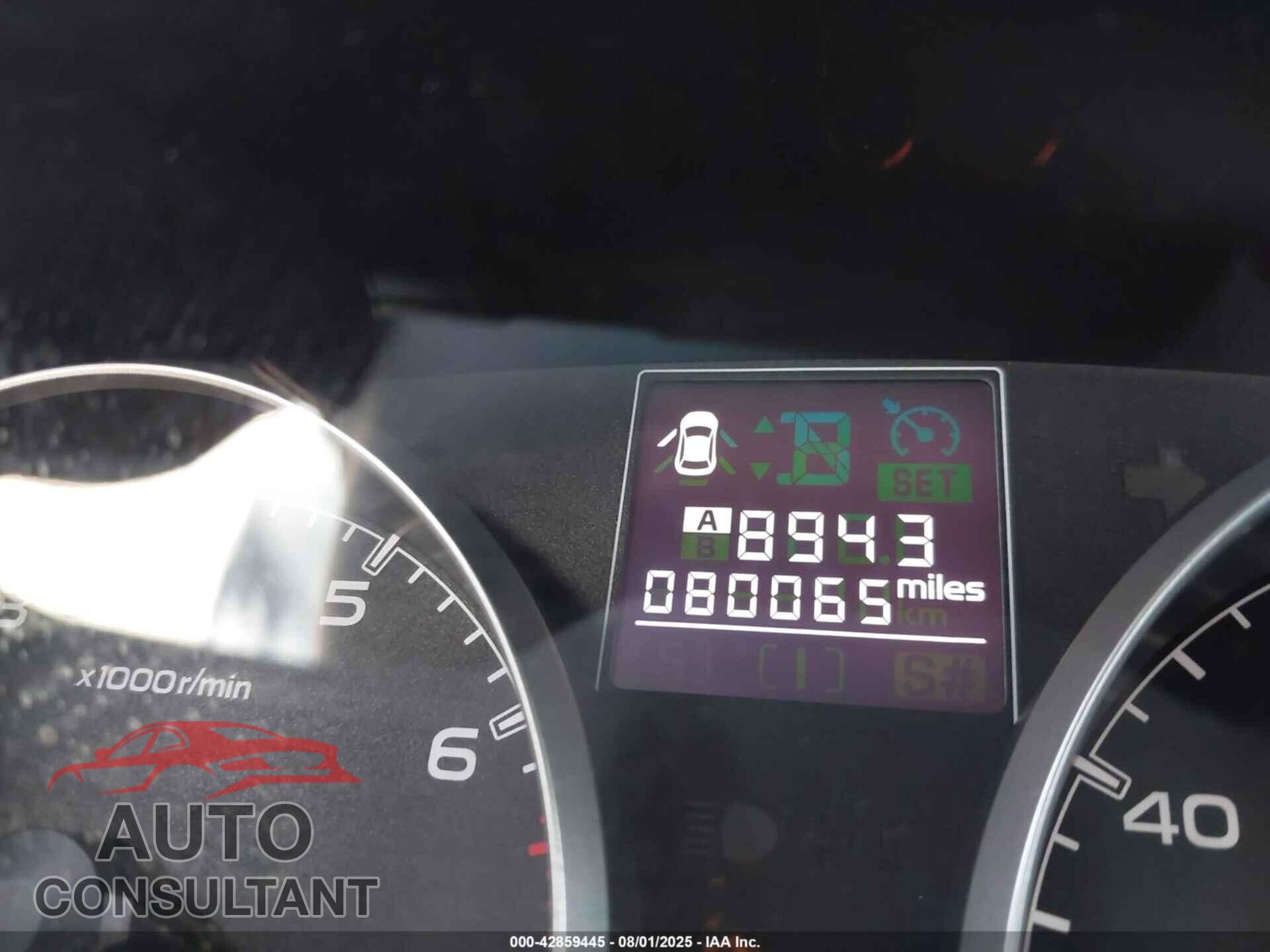 SUBARU OUTBACK 2013 - 4S4BRCAC0D1207010