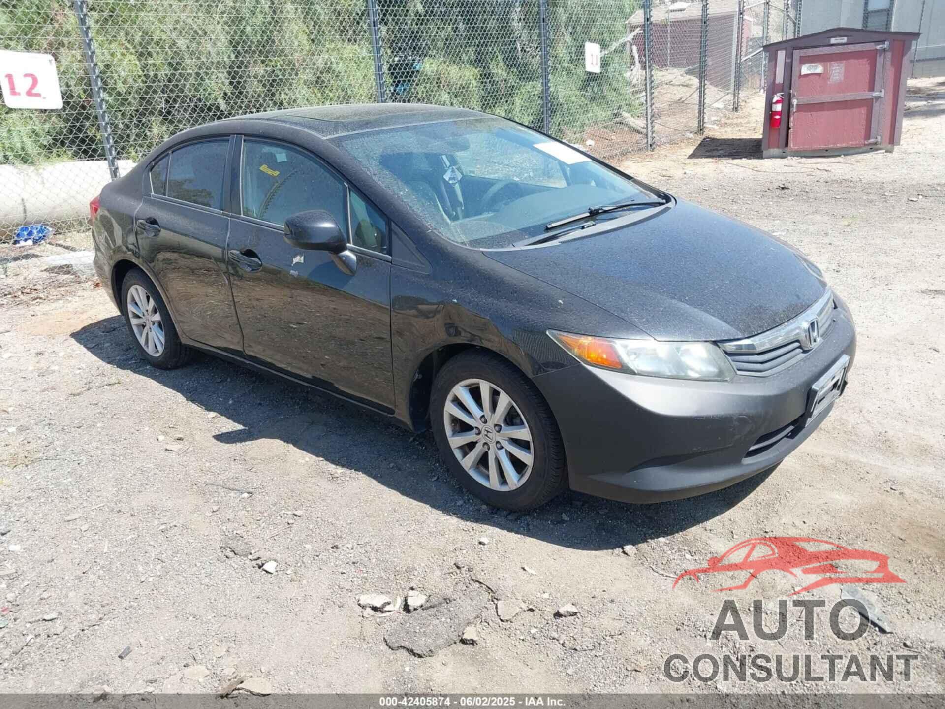 HONDA CIVIC 2012 - 19XFB2F8XCE391196