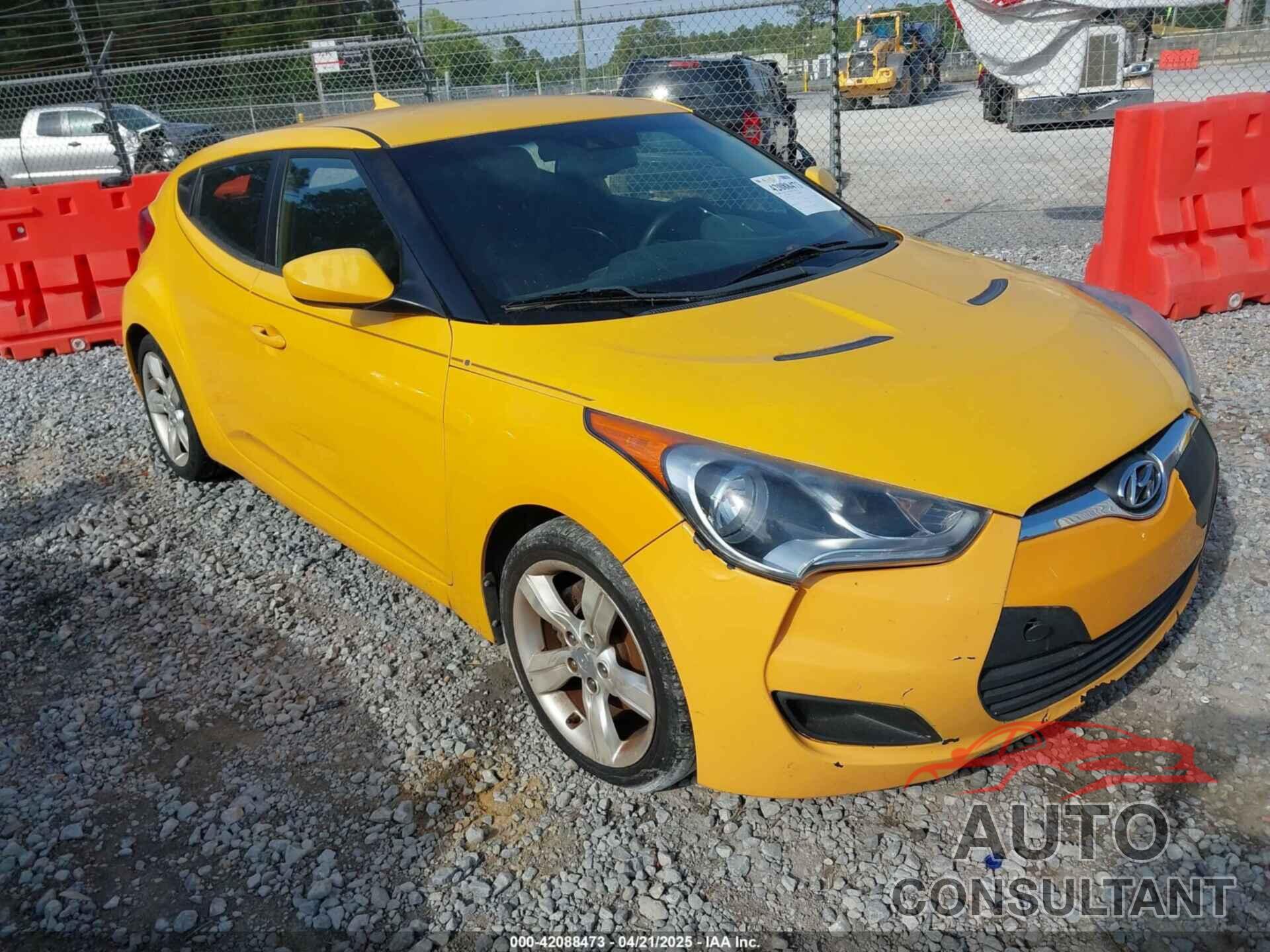 HYUNDAI VELOSTER 2012 - KMHTC6AD2CU079902