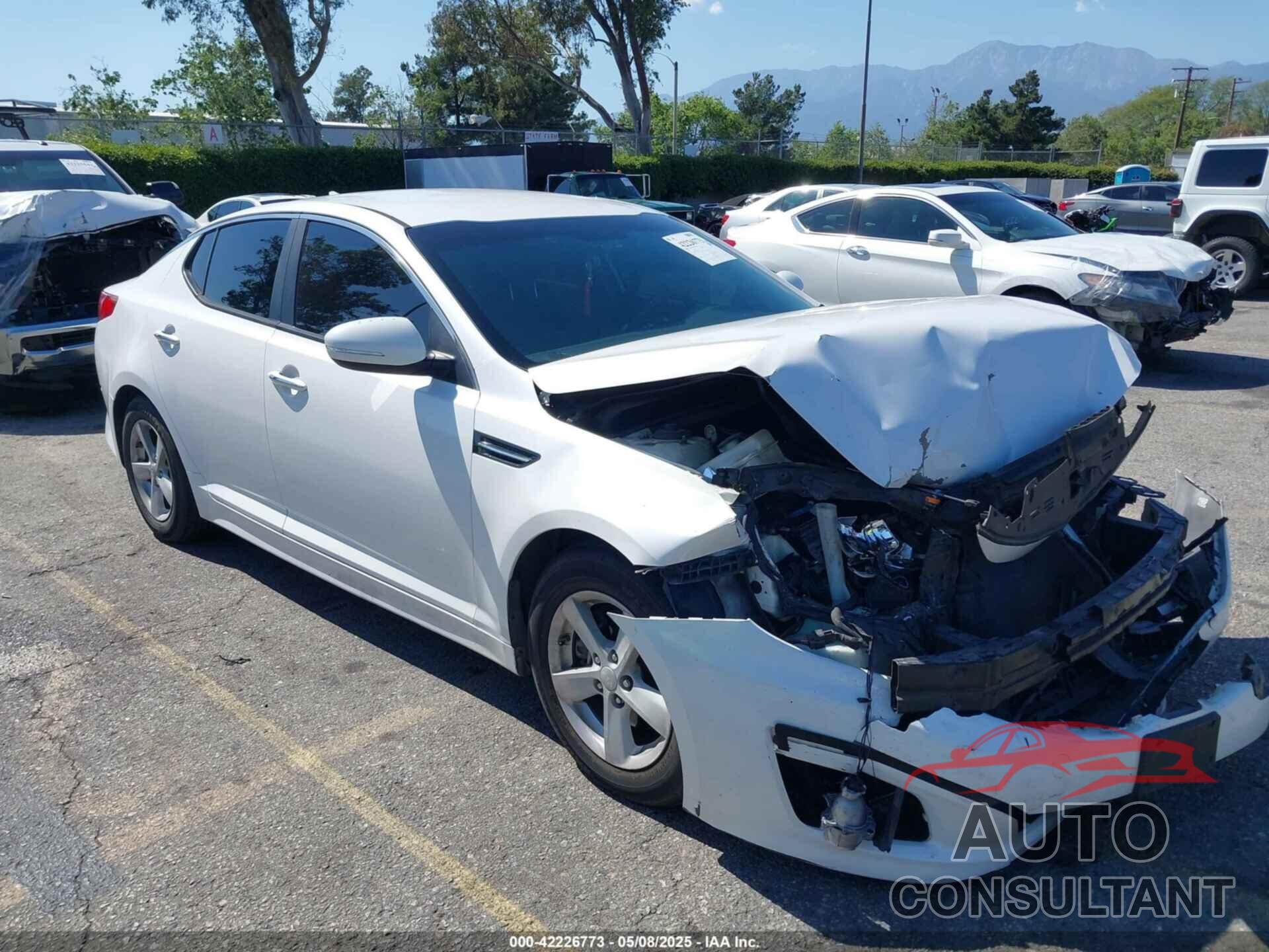 KIA OPTIMA 2015 - KNAGM4A71F5594595
