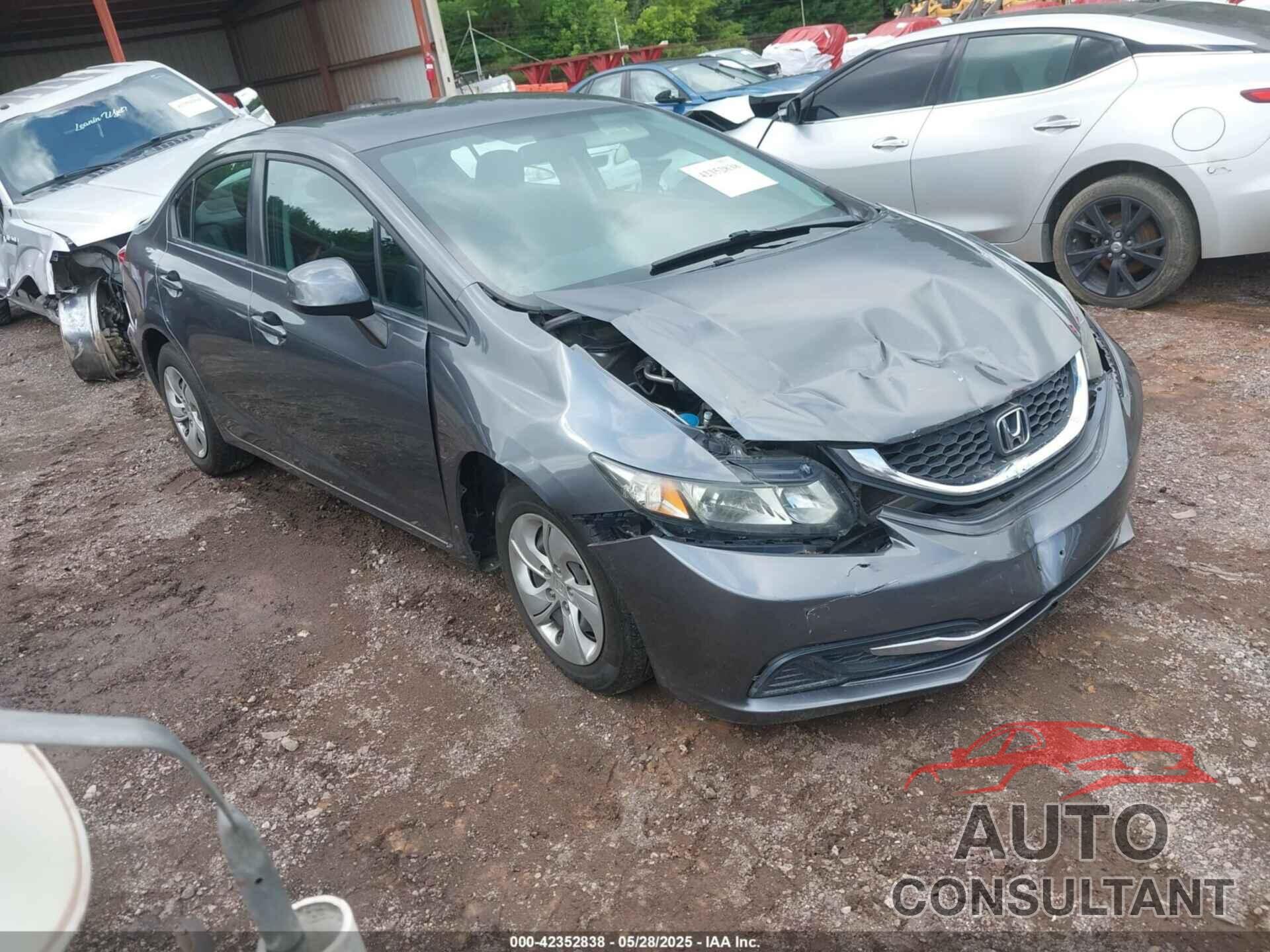 HONDA CIVIC 2013 - 19XFB2F5XDE274323