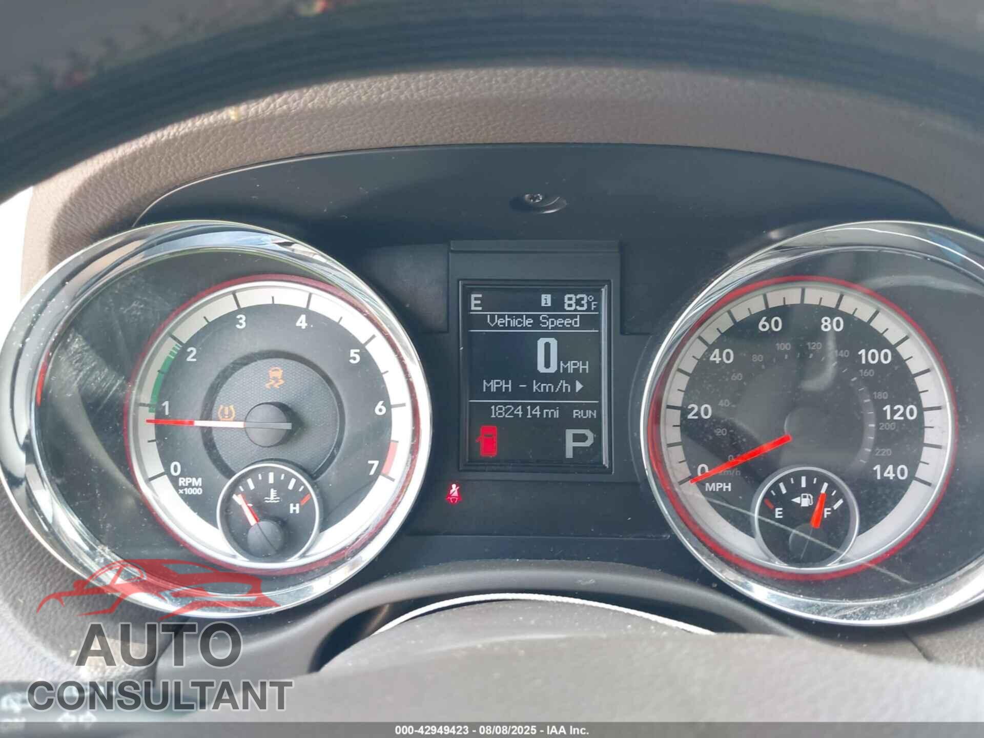 DODGE DURANGO 2011 - 1D4RE2GG4BC707579