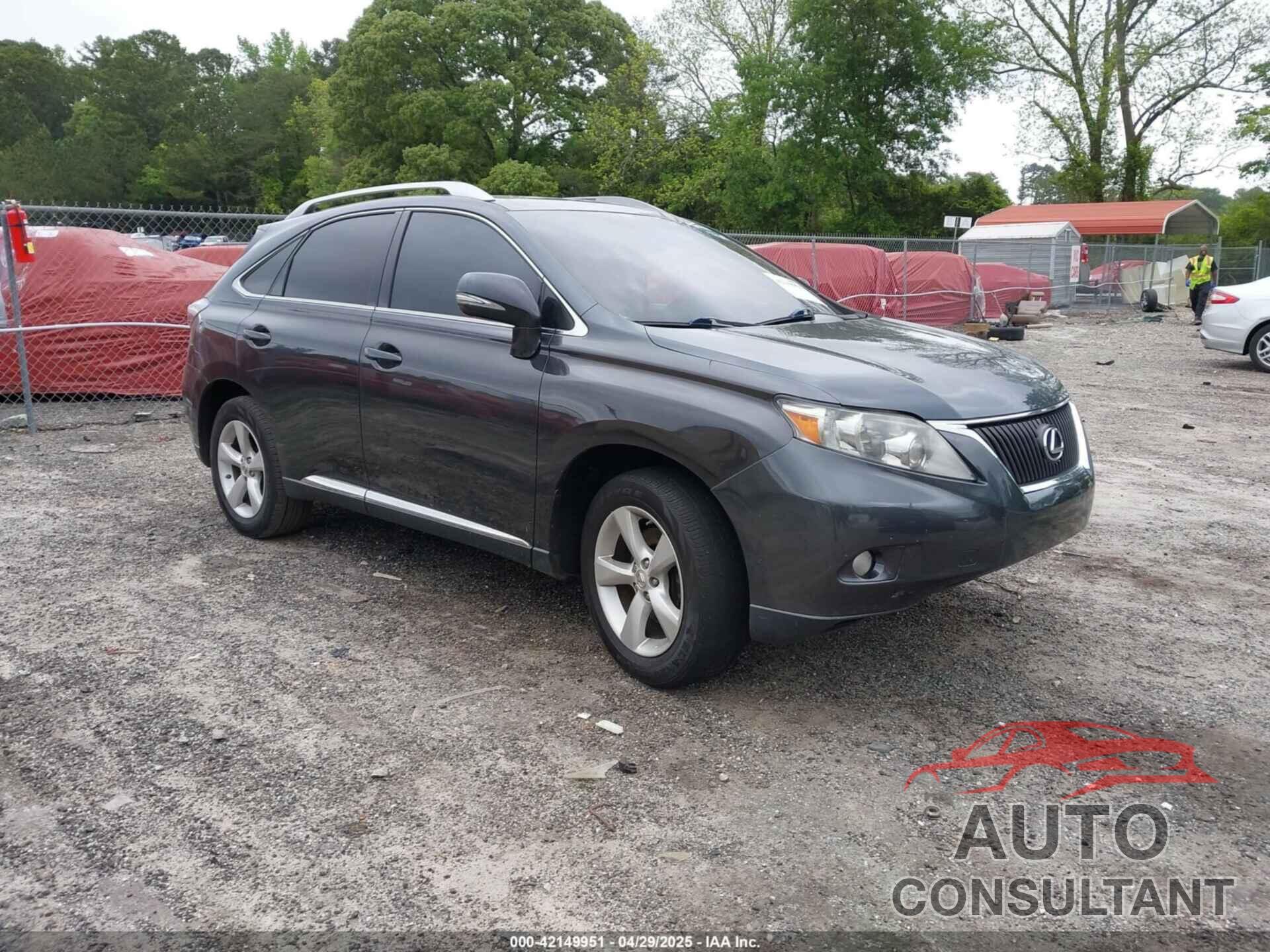 LEXUS RX 2010 - 2T2BK1BA4AC060154