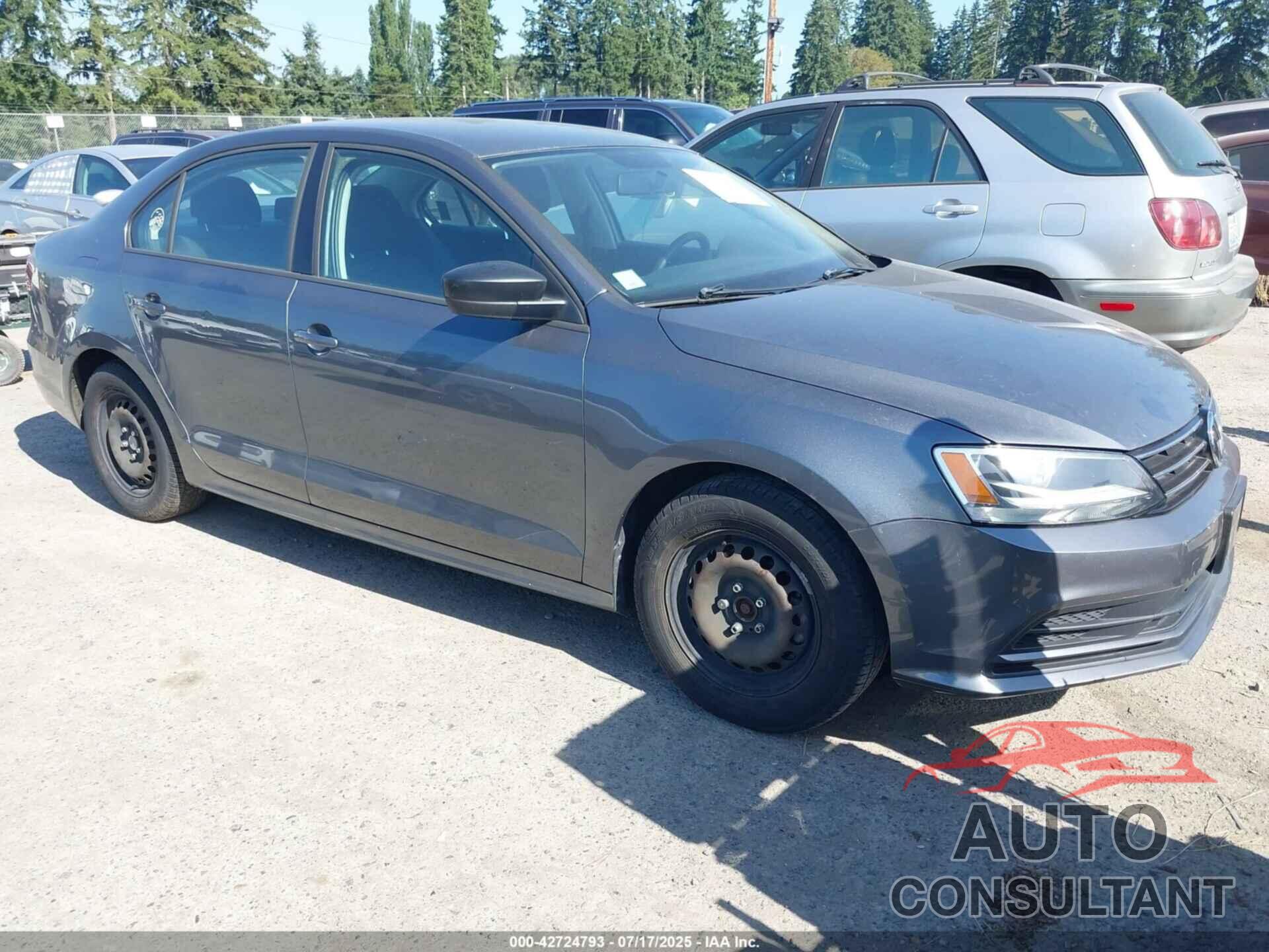 VOLKSWAGEN JETTA 2015 - 3VW2K7AJ1FM252877
