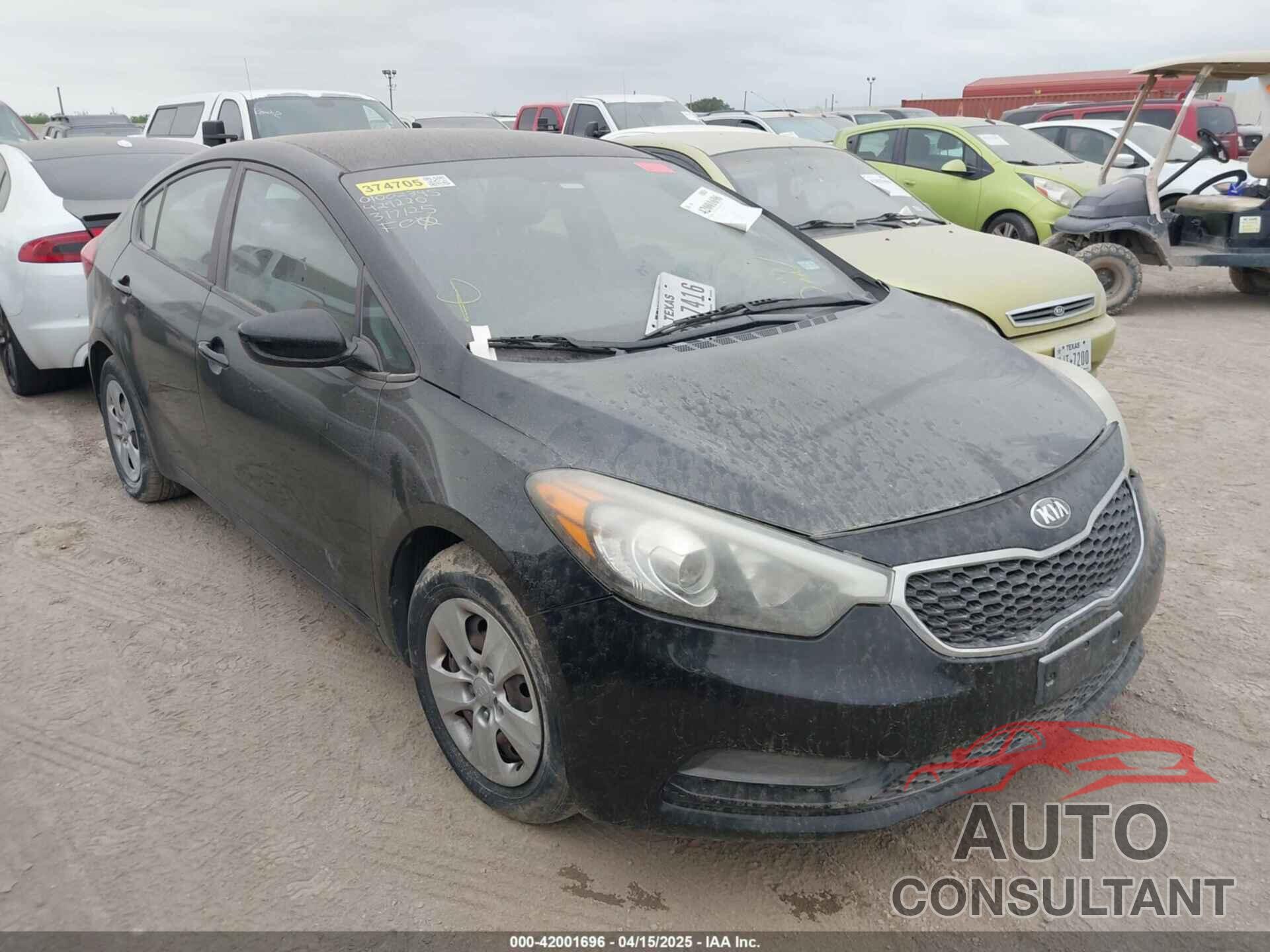 KIA FORTE 2015 - KNAFK4A6XF5429220