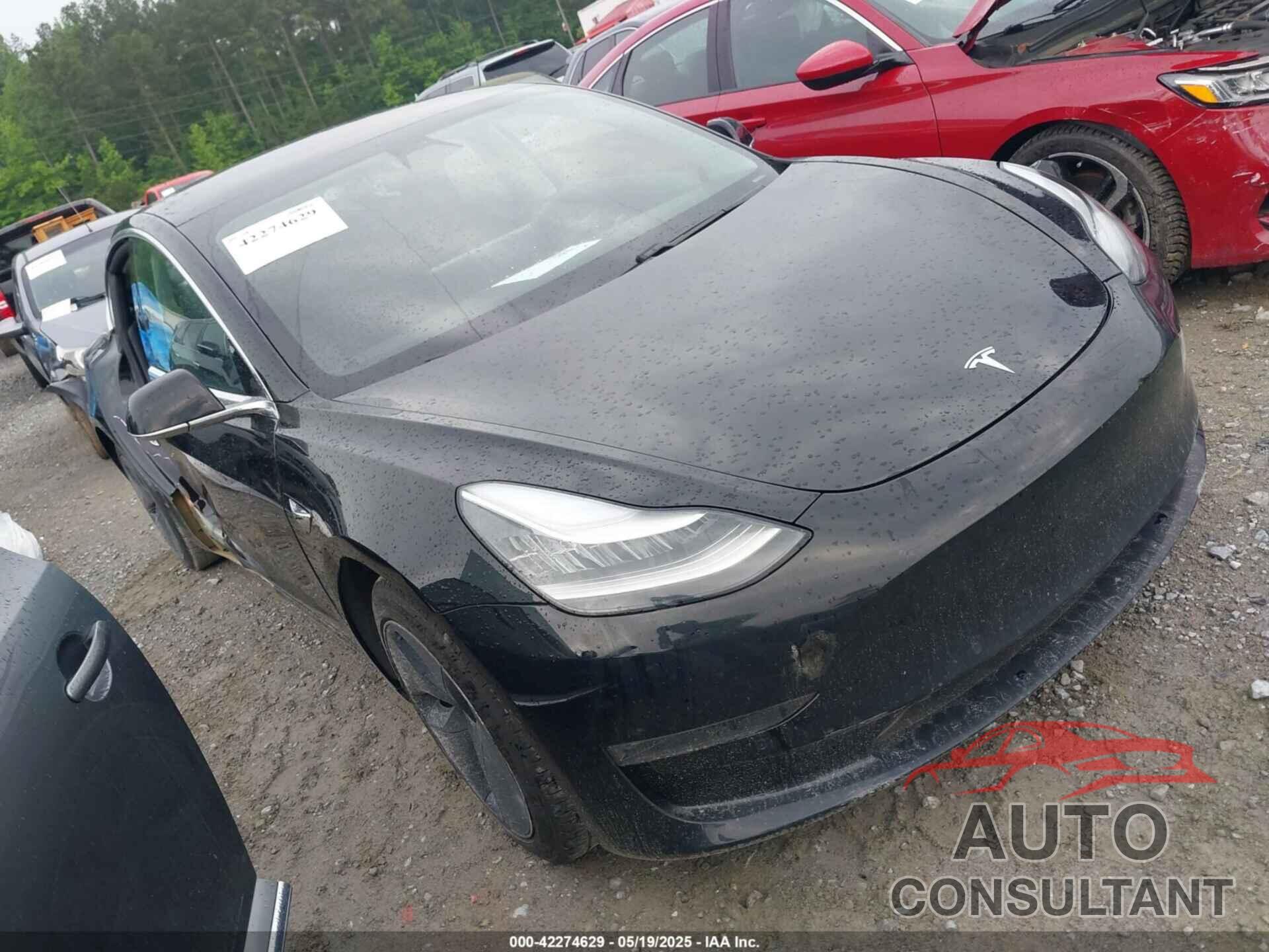 TESLA MODEL 3 2019 - 5YJ3E1EA9KF397654