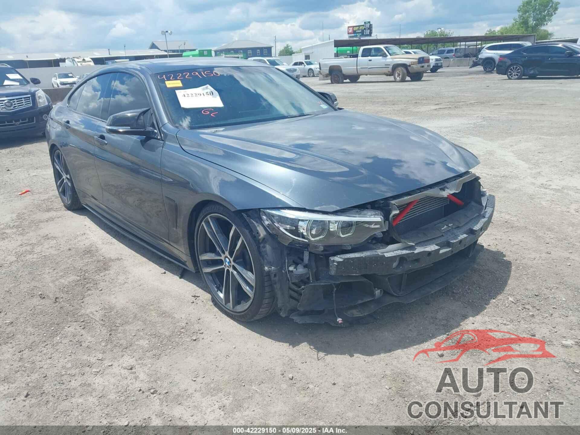 BMW 440I GRAN COUPE 2018 - WBA4J7C50JBH14196