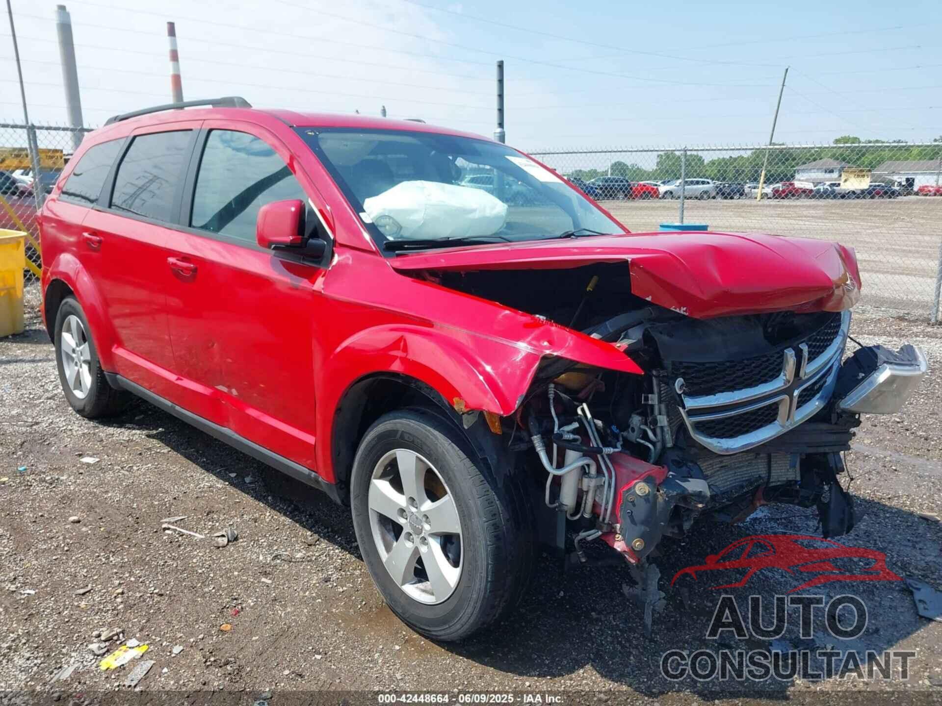 DODGE JOURNEY 2012 - 3C4PDCBG7CT296589