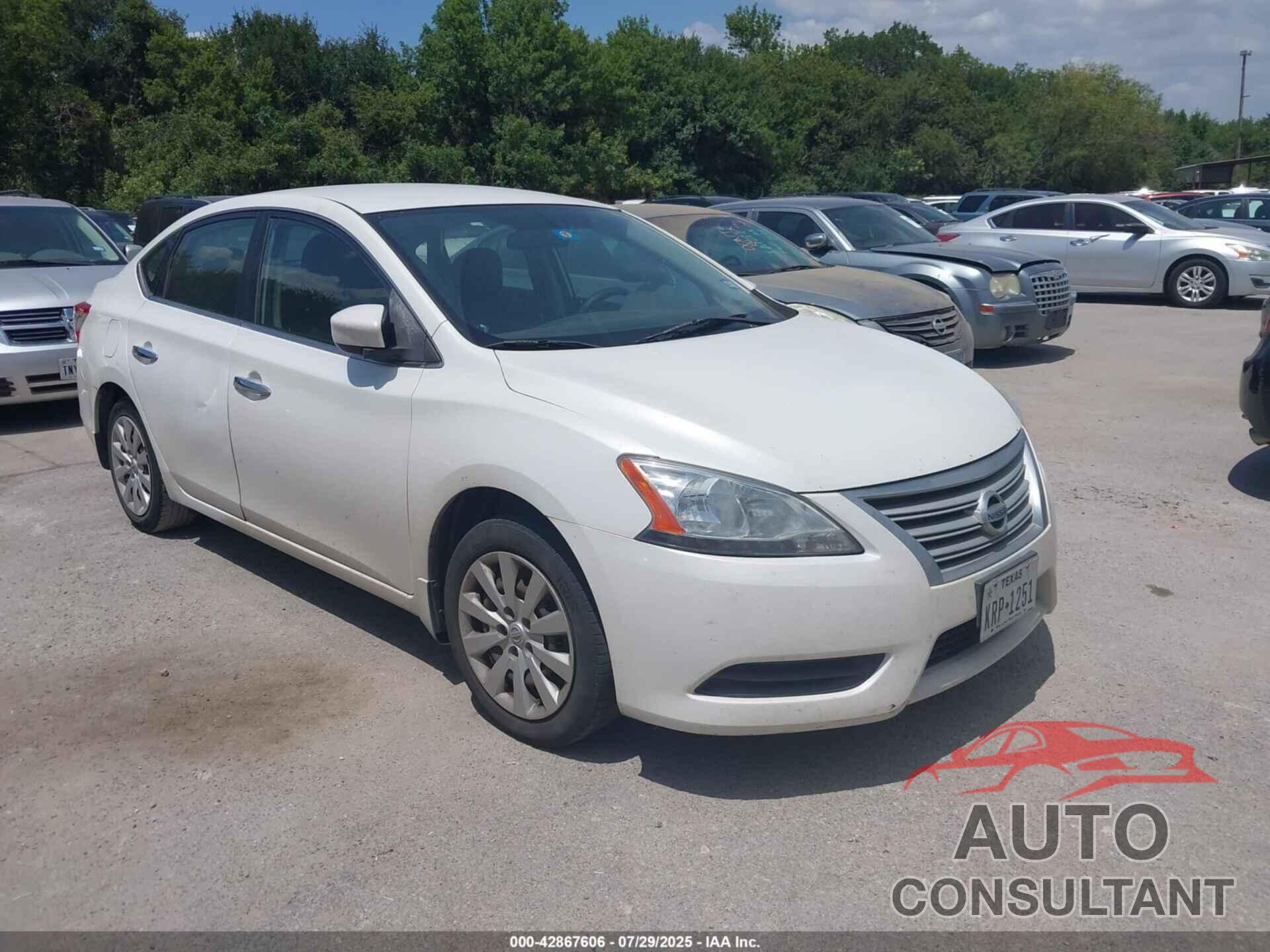 NISSAN SENTRA 2013 - 3N1AB7AP5DL681304