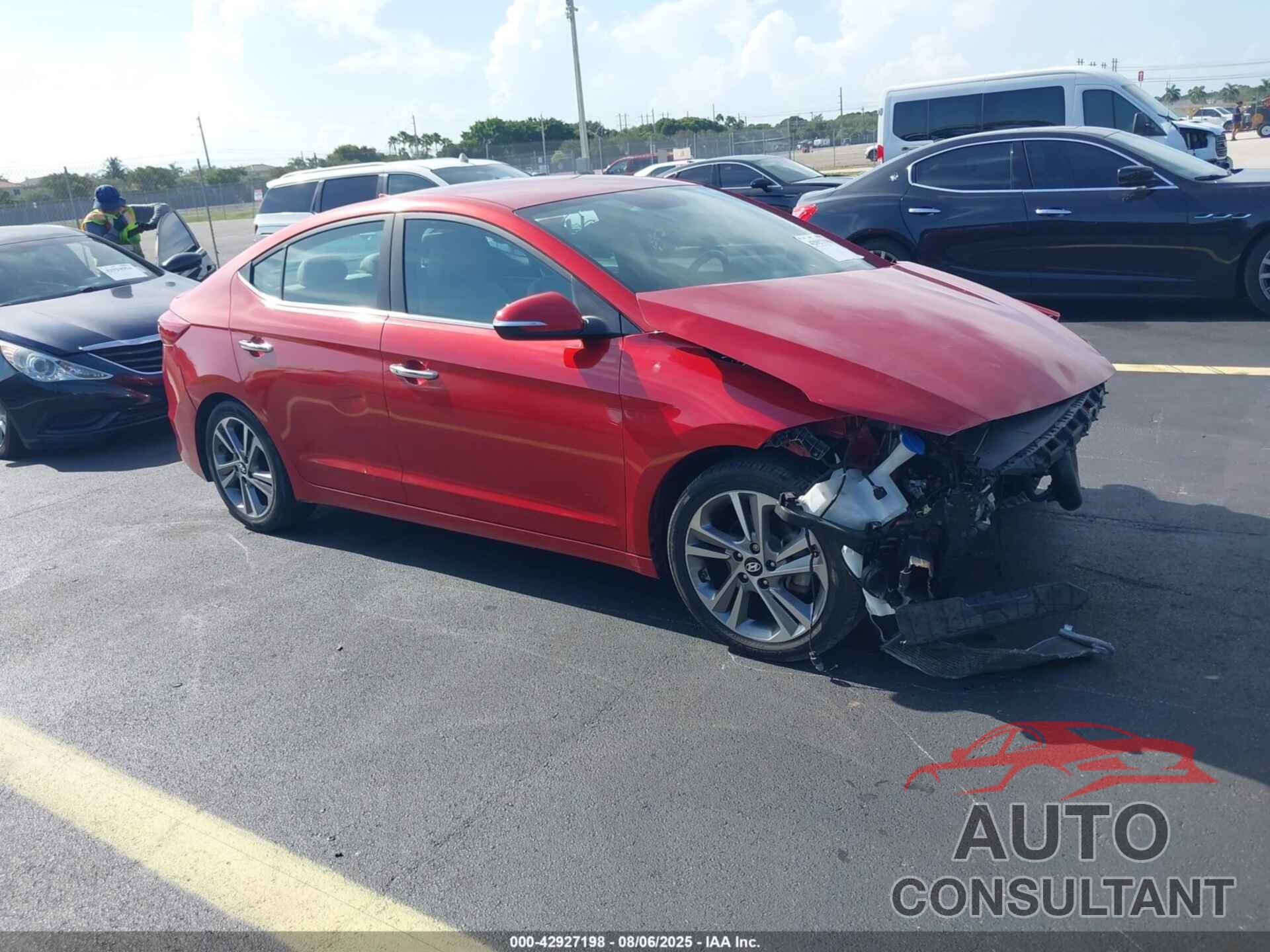 HYUNDAI ELANTRA 2017 - 5NPD84LF9HH037113