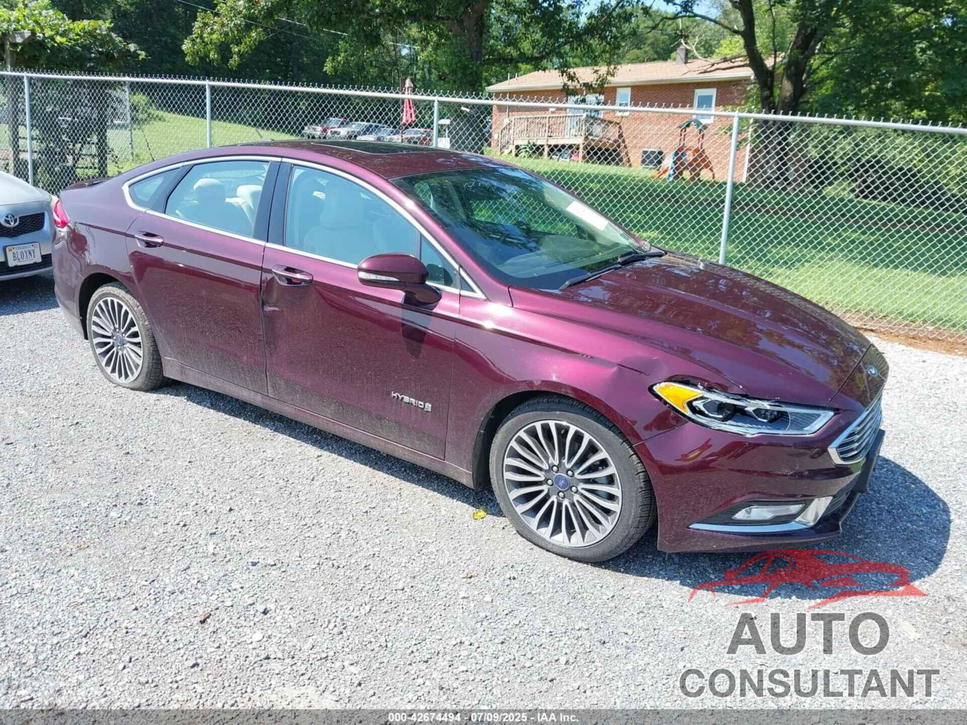 FORD FUSION HYBRID 2018 - 3FA6P0RU4JR120094