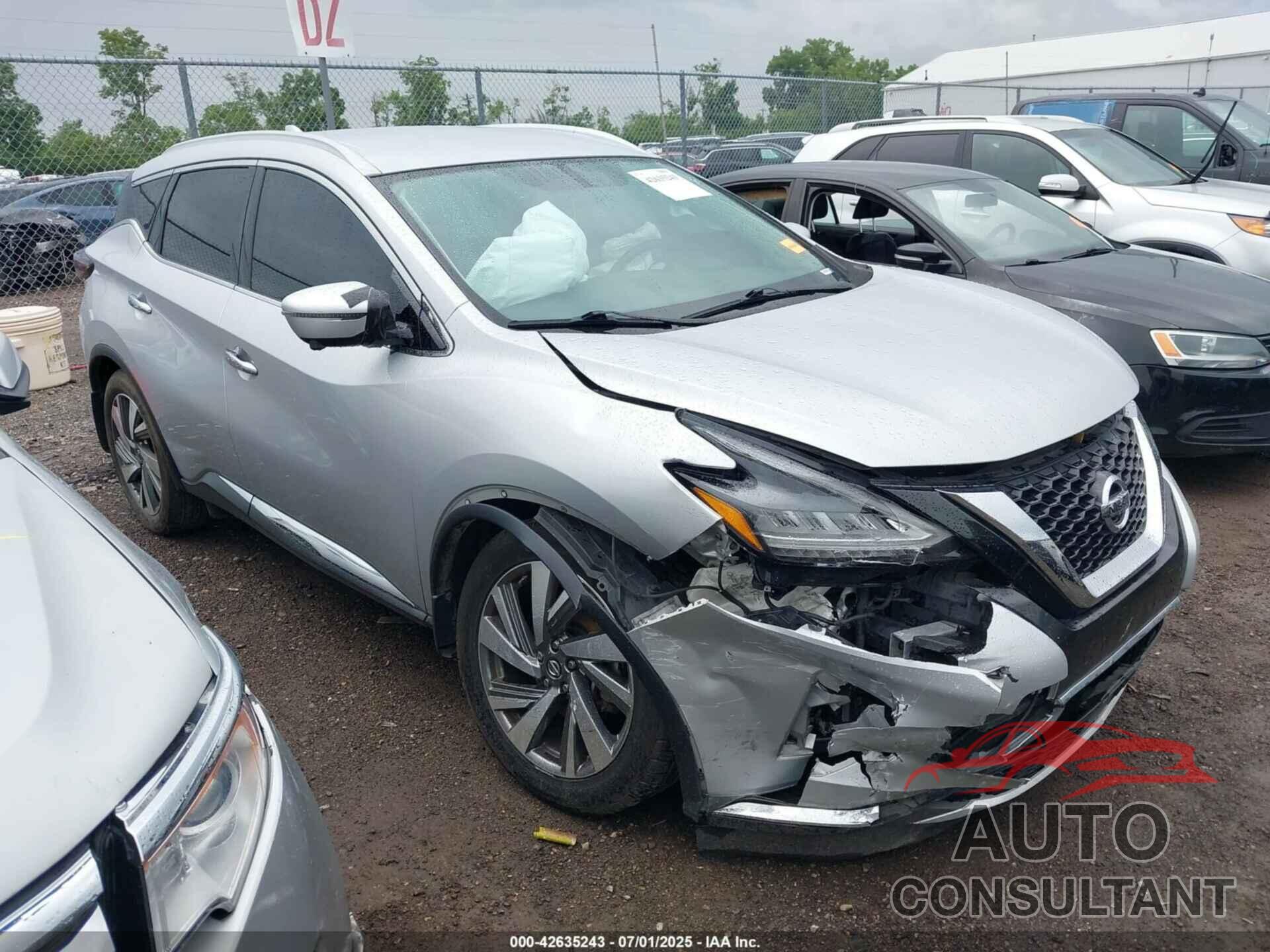 NISSAN MURANO 2019 - 5N1AZ2MS2KN104640