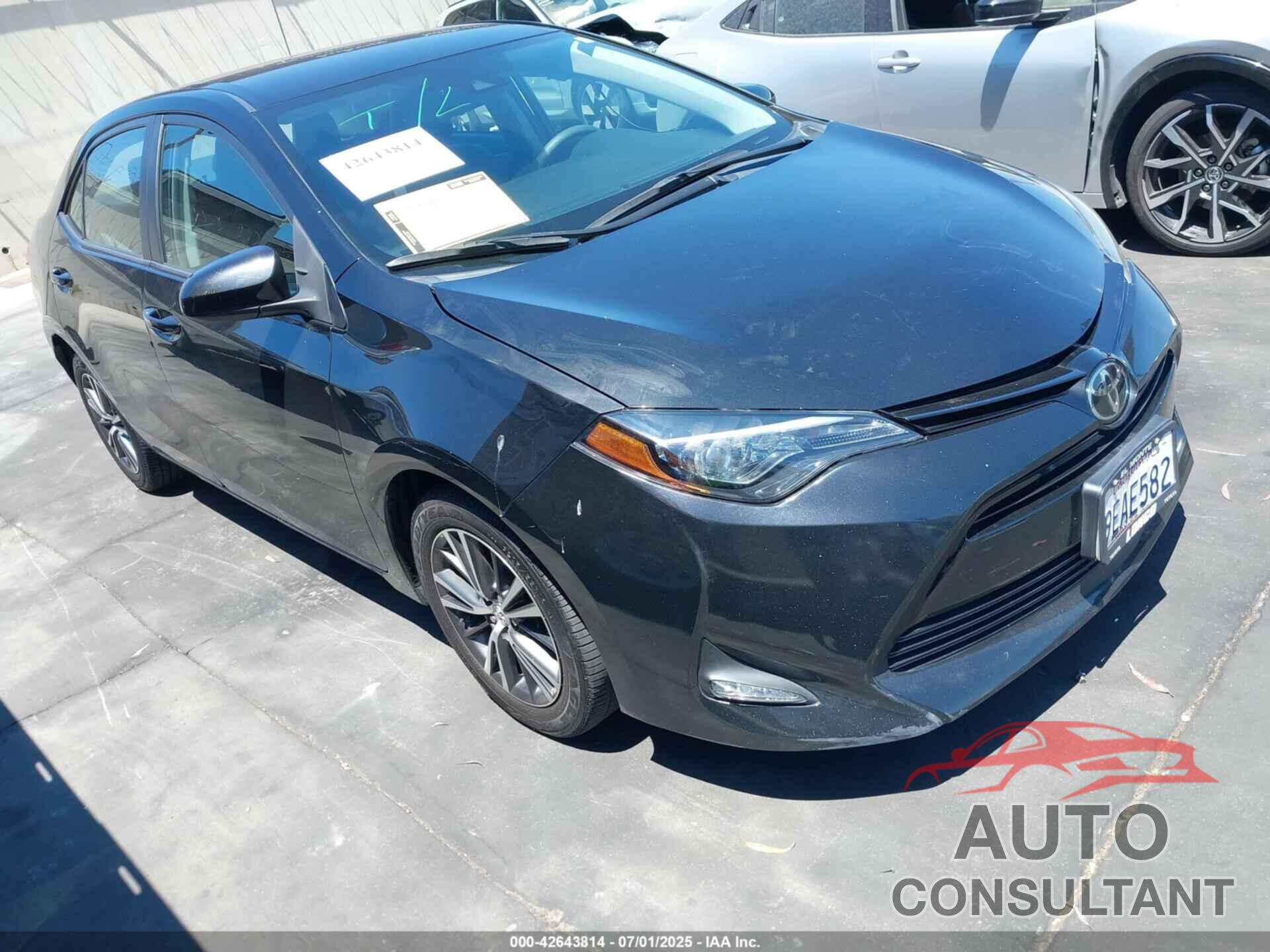 TOYOTA COROLLA 2019 - 2T1BURHE2KC218001
