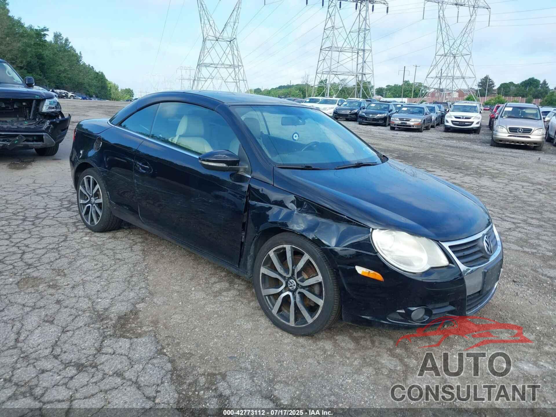VOLKSWAGEN EOS 2010 - WVWBA7AH4AV024809