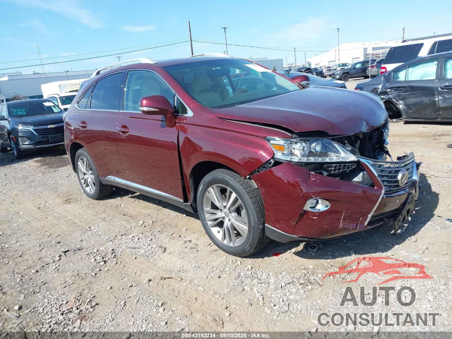 LEXUS RX 450H 2015 - 2T2BC1BAXFC003462