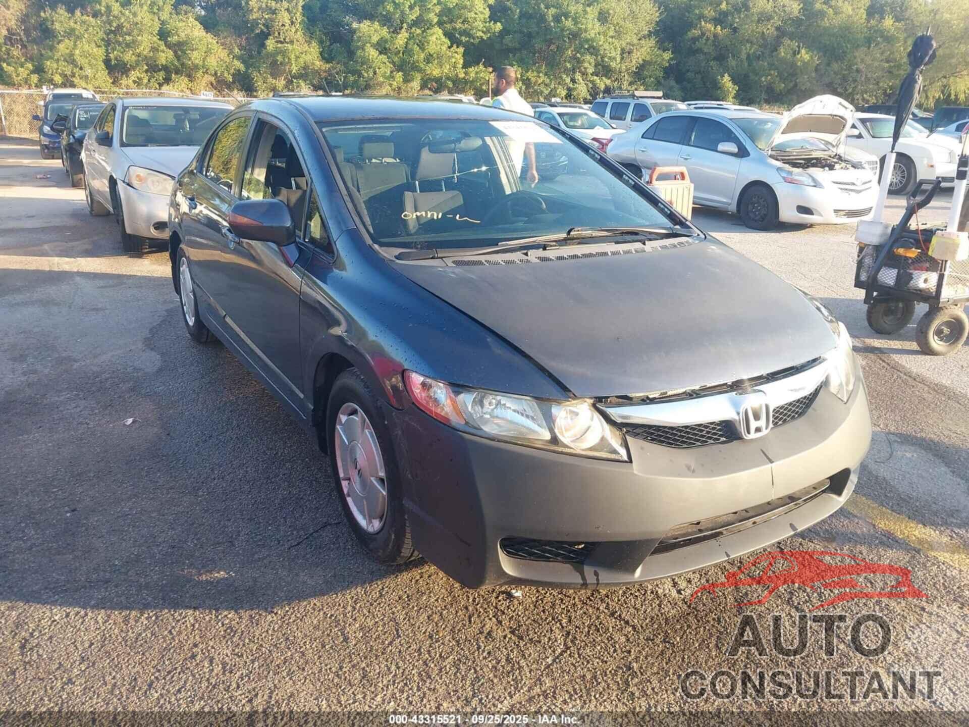 HONDA CIVIC HYBRID 2010 - JHMFA3F26AS005323
