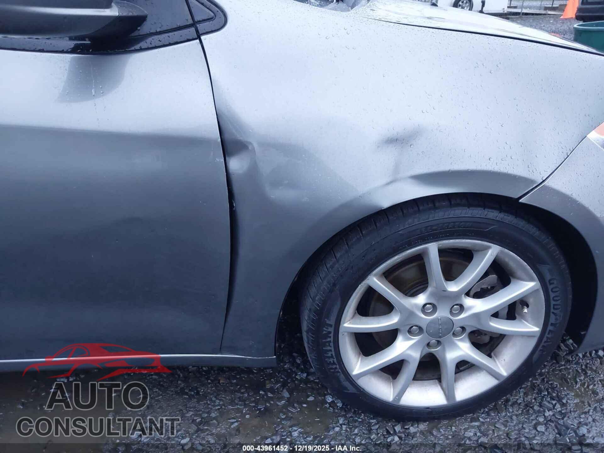DODGE DART 2013 - 1C3CDFBA6DD213967