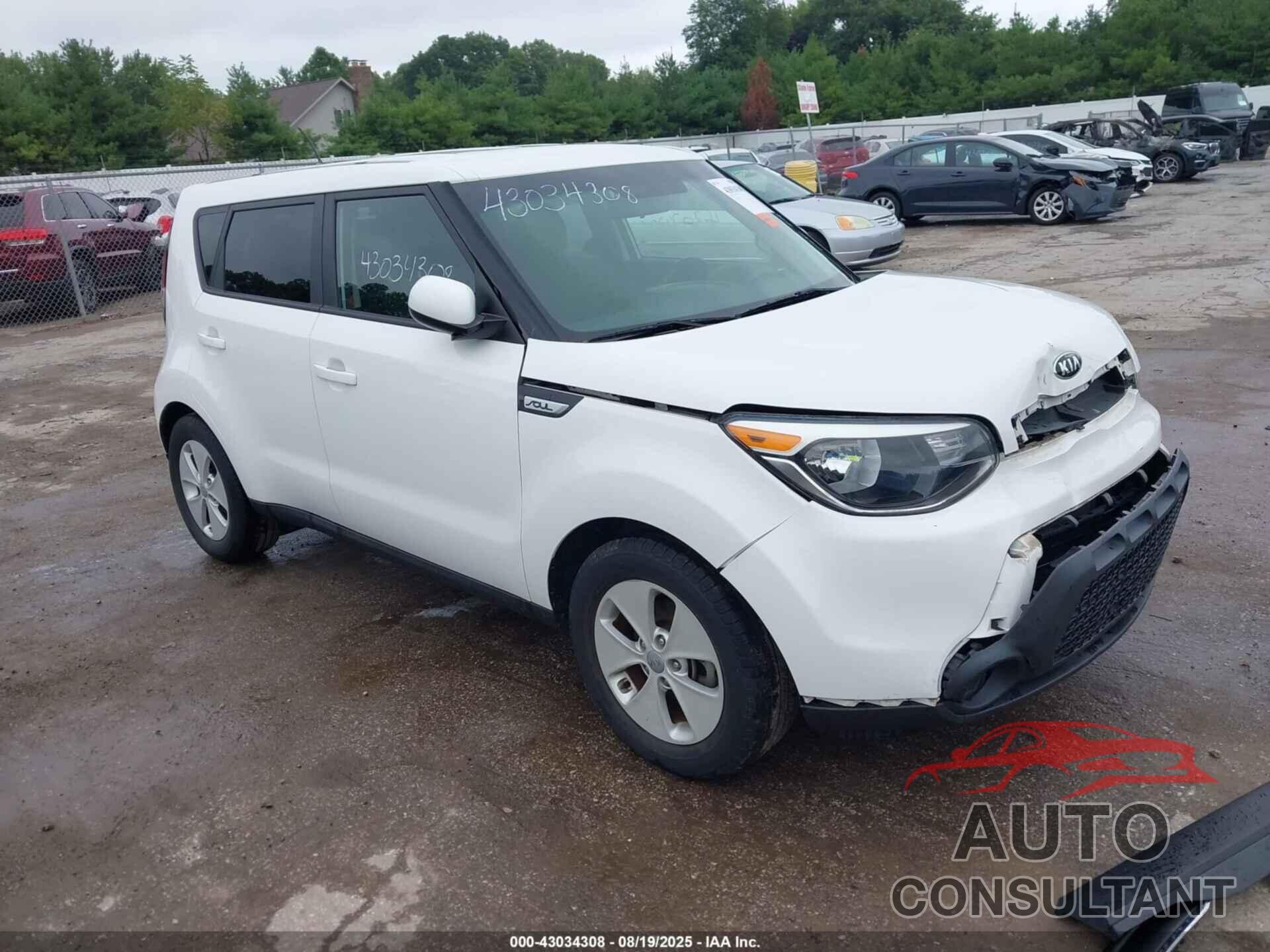 KIA SOUL 2016 - KNDJN2A26G7360635