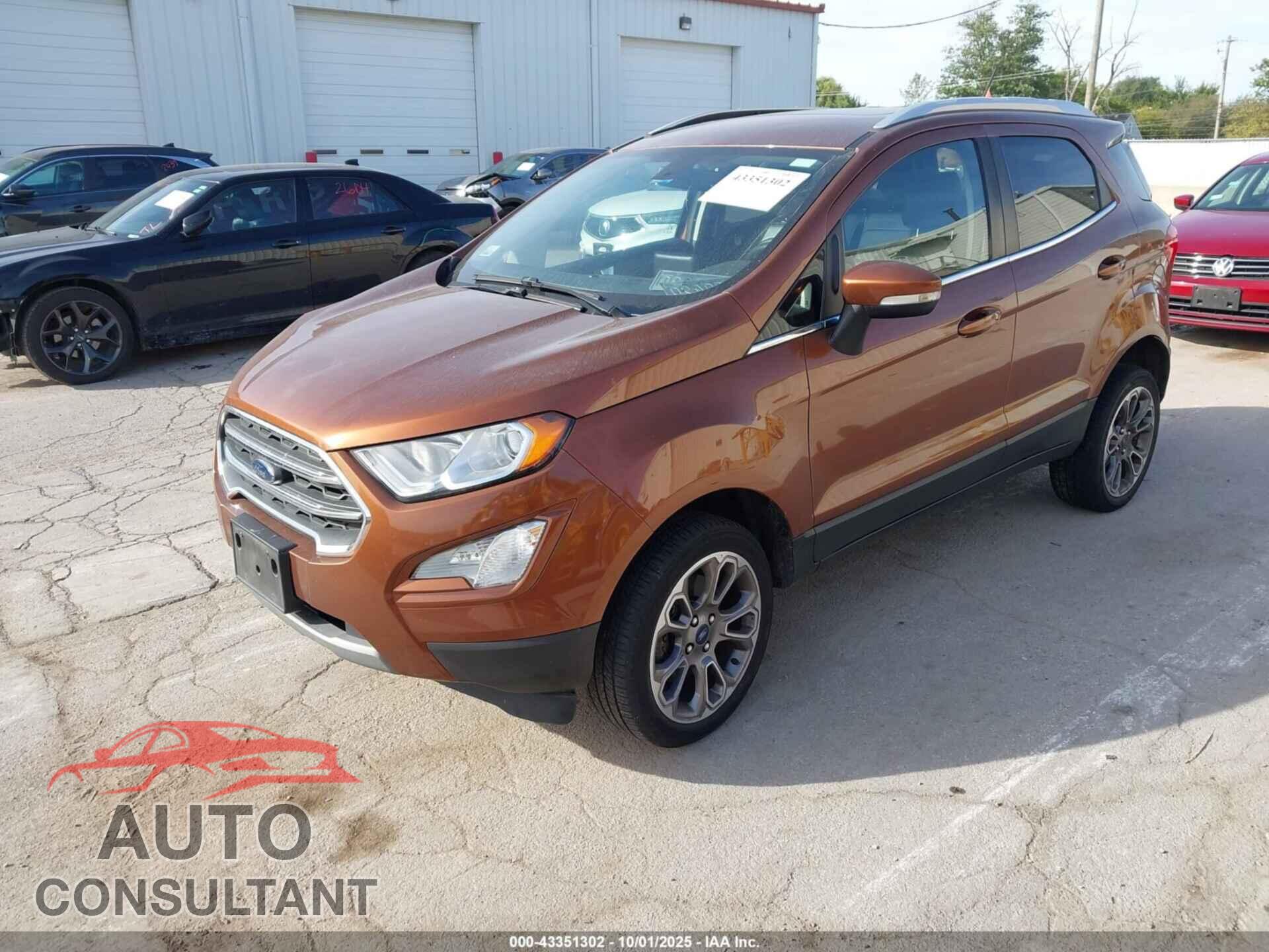 FORD ECOSPORT 2020 - MAJ6S3KL2LC350137