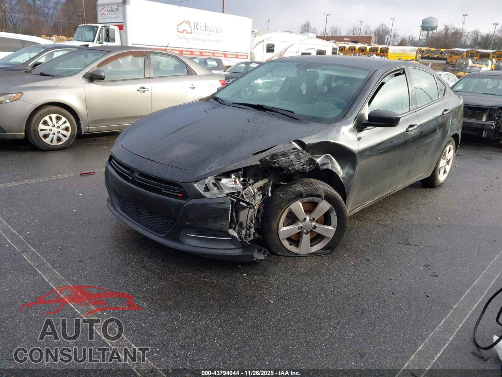 DODGE DART 2015 - 1C3CDFBB6FD420922