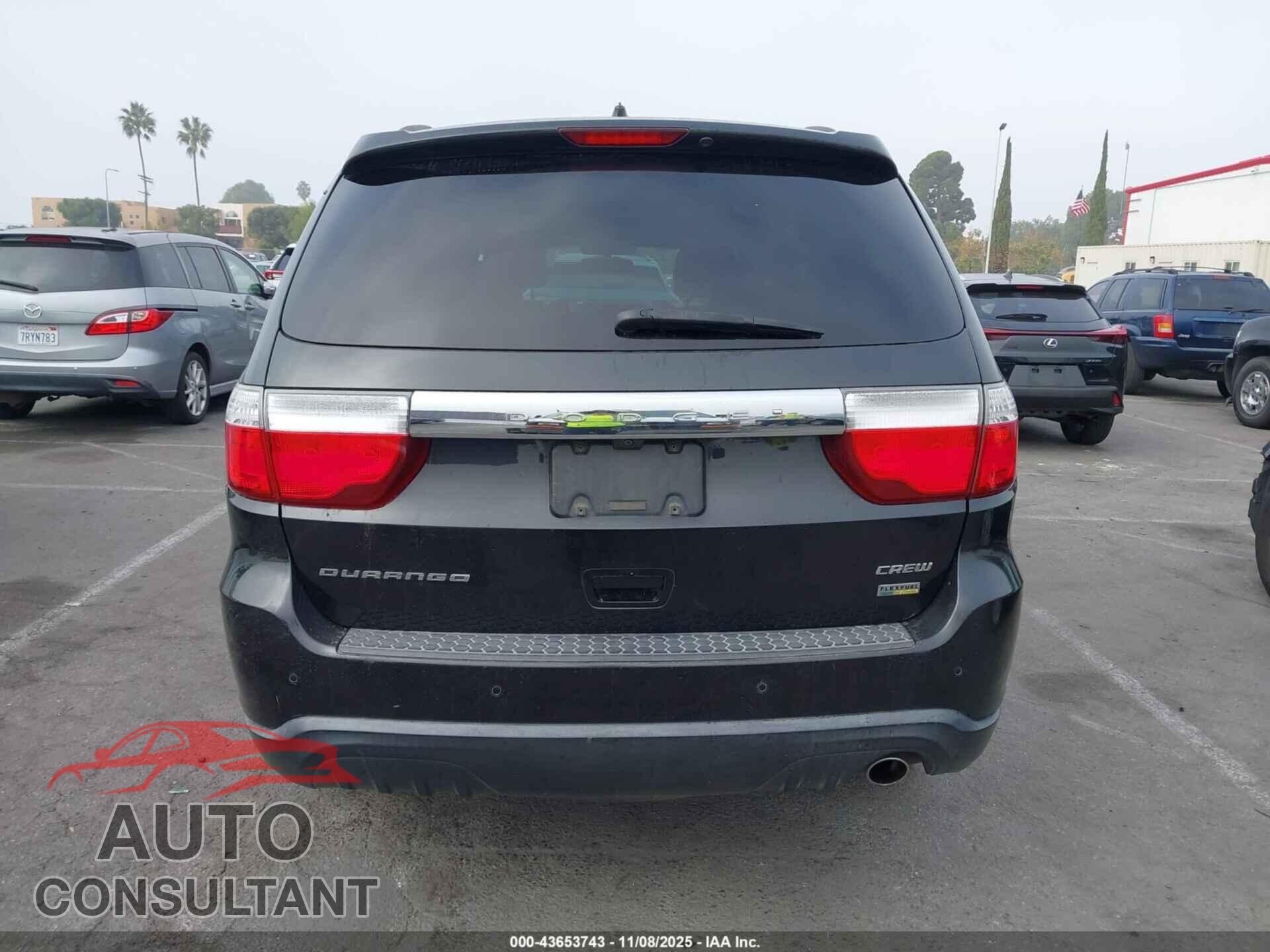 DODGE DURANGO 2013 - 1C4RDHDG5DC664302
