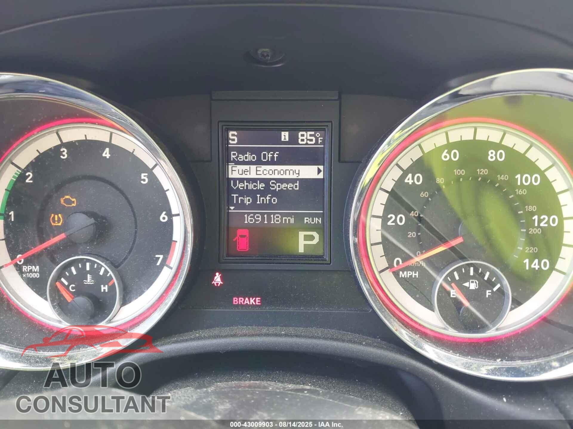 DODGE DURANGO 2013 - 1C4RDHAG3DC571671