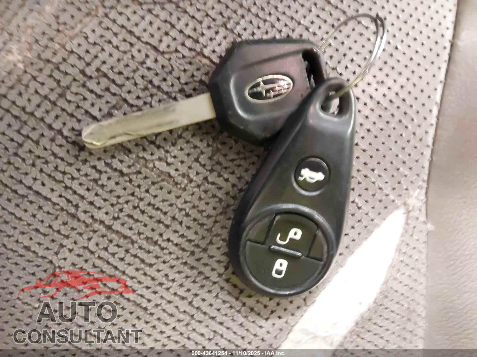 SUBARU FORESTER 2012 - JF2SHAEC6CH410285