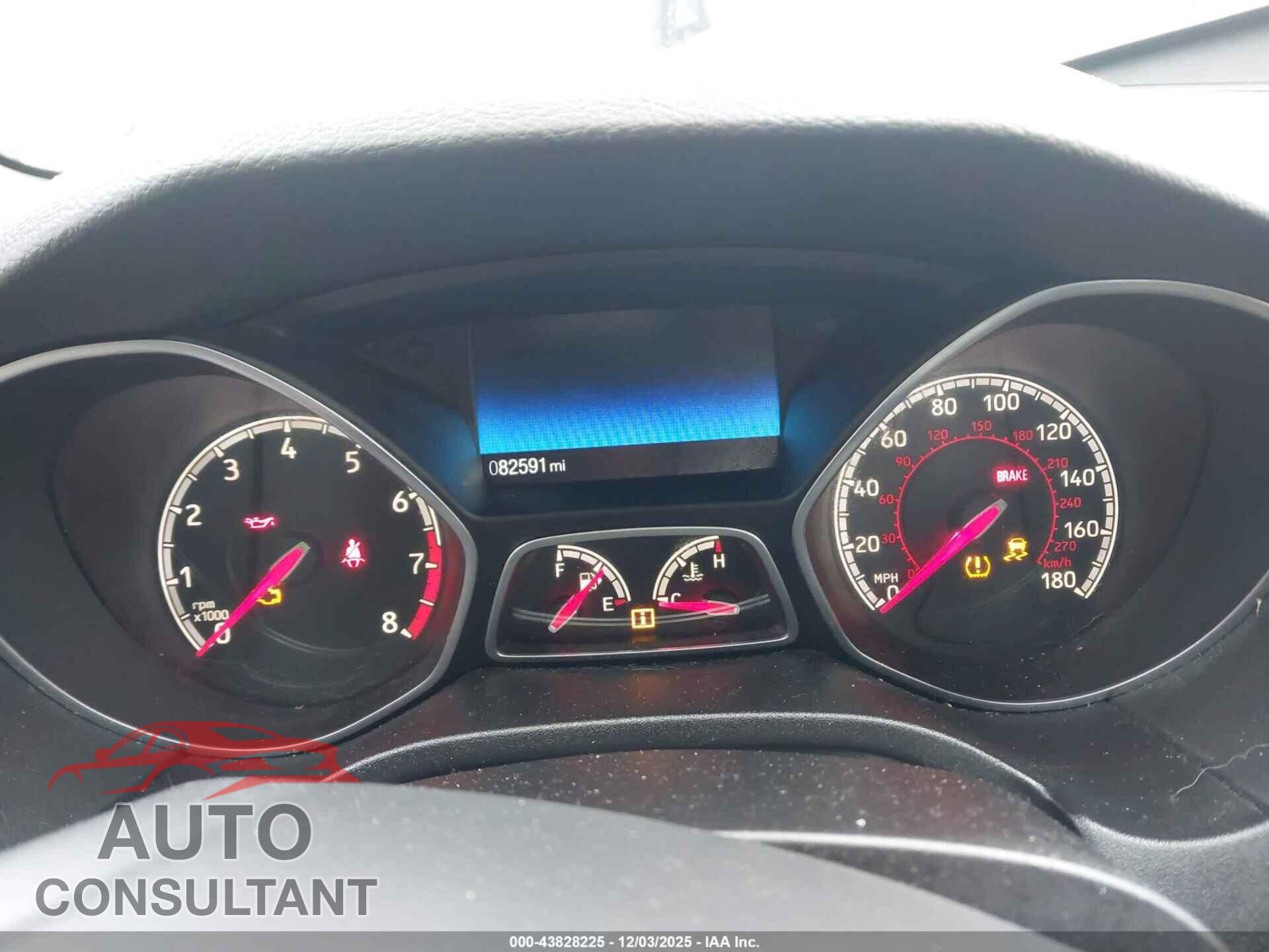 FORD FOCUS ST 2017 - 1FADP3L98HL276175