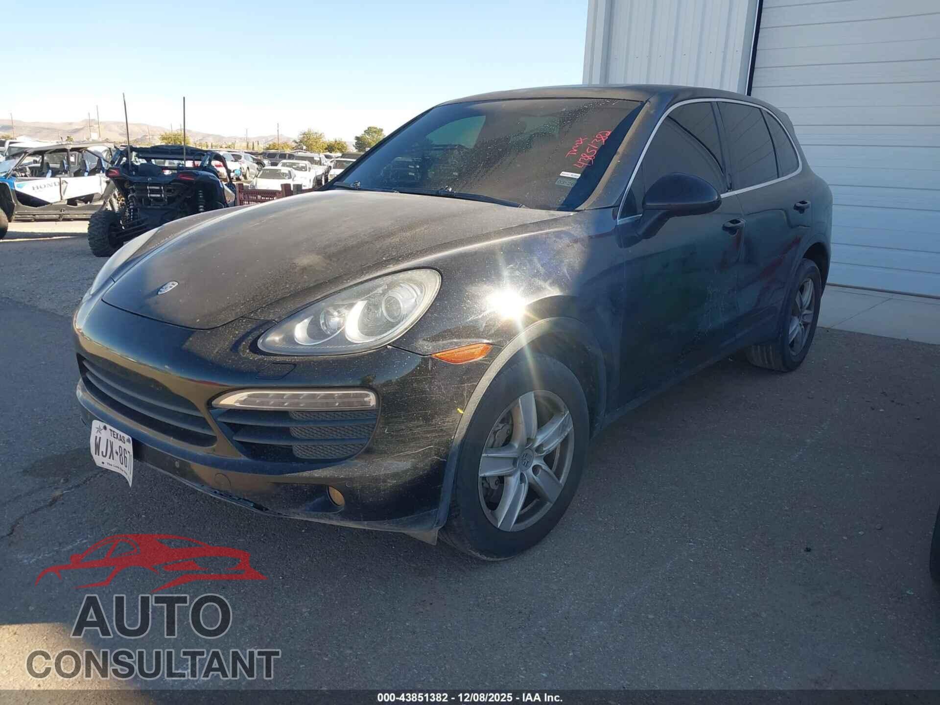 PORSCHE CAYENNE 2012 - WP1AB2A26CLA41700