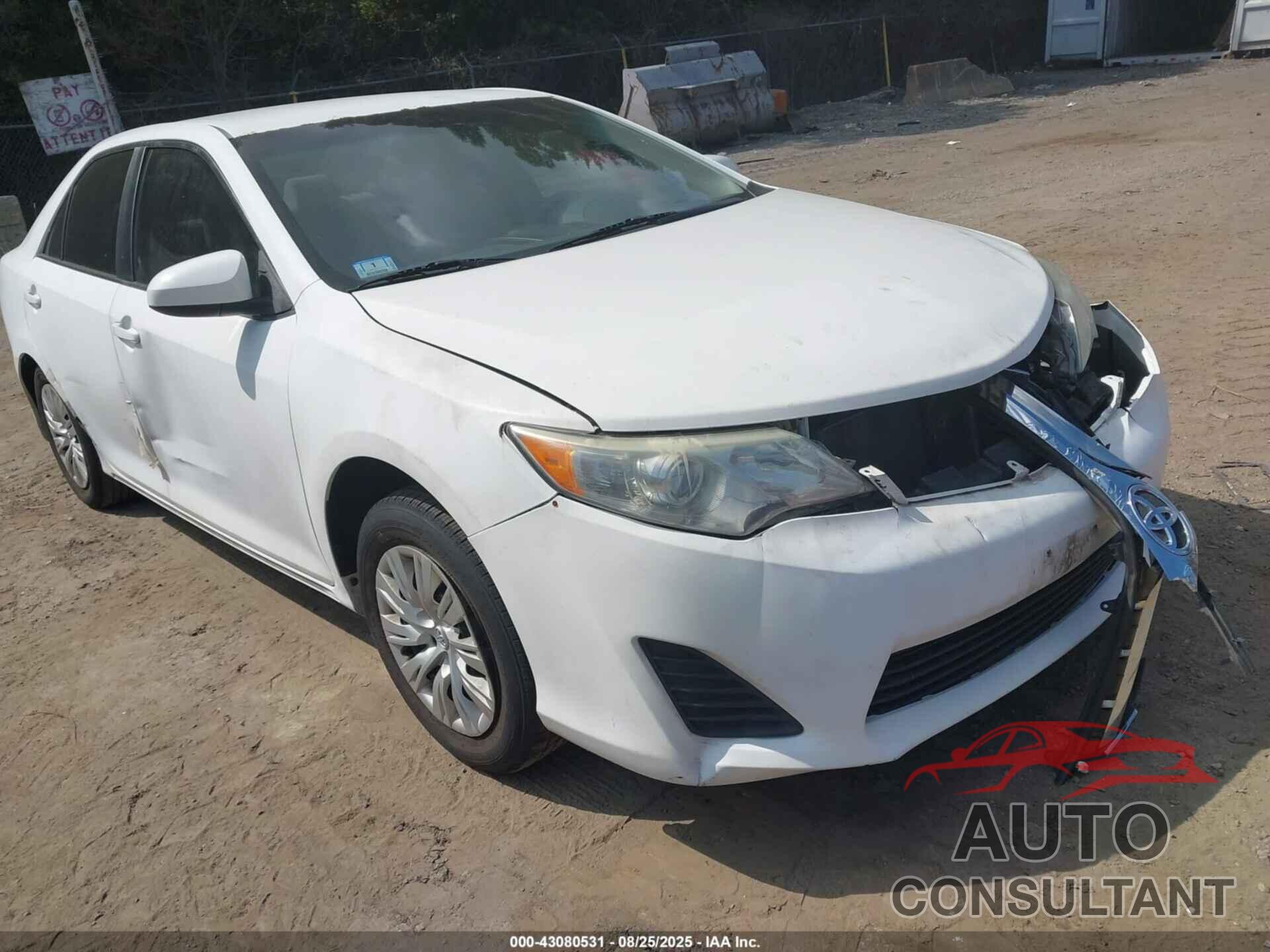TOYOTA CAMRY 2012 - 4T4BF1FK2CR211513