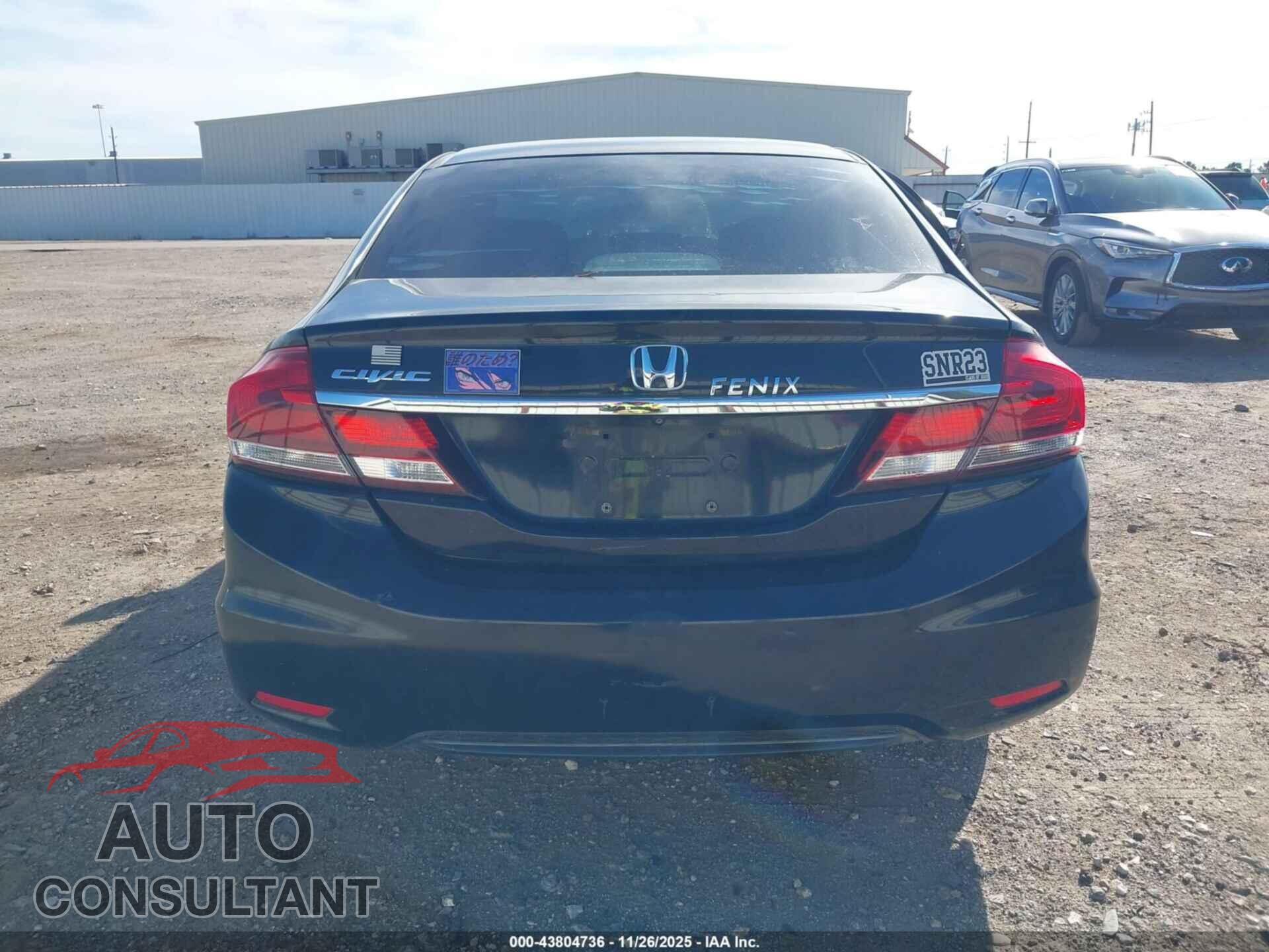 HONDA CIVIC 2015 - 2HGFB2F52FH529264