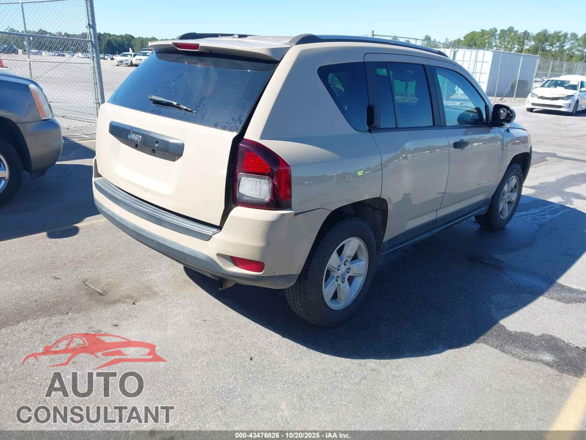 JEEP COMPASS 2017 - 1C4NJCBA1HD185741