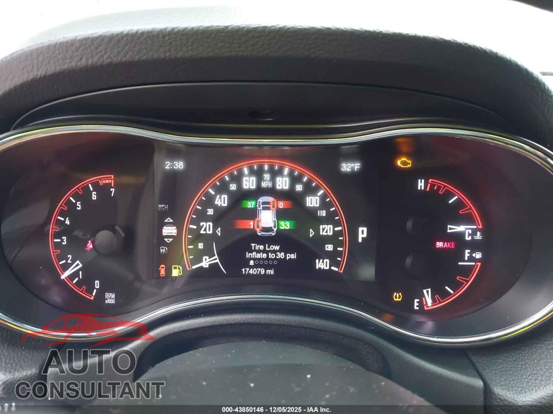 DODGE DURANGO 2014 - 1C4RDJAG2EC598093